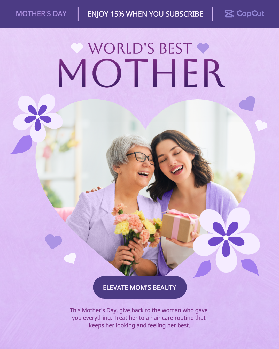 Mothers Day Creative Poster FB Post Best Mom