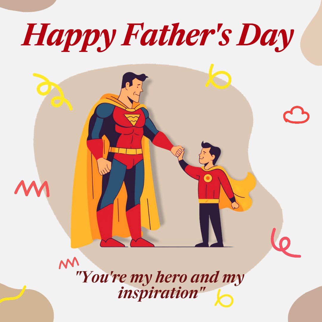 Cartel creativo Publicación de Instagram del Día del Padre