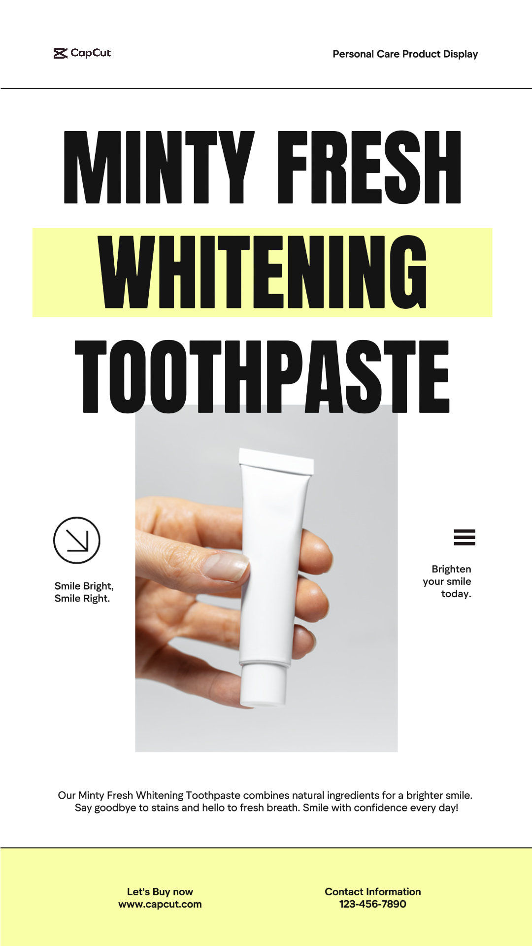 Personal Care Product Display Tiktok Post