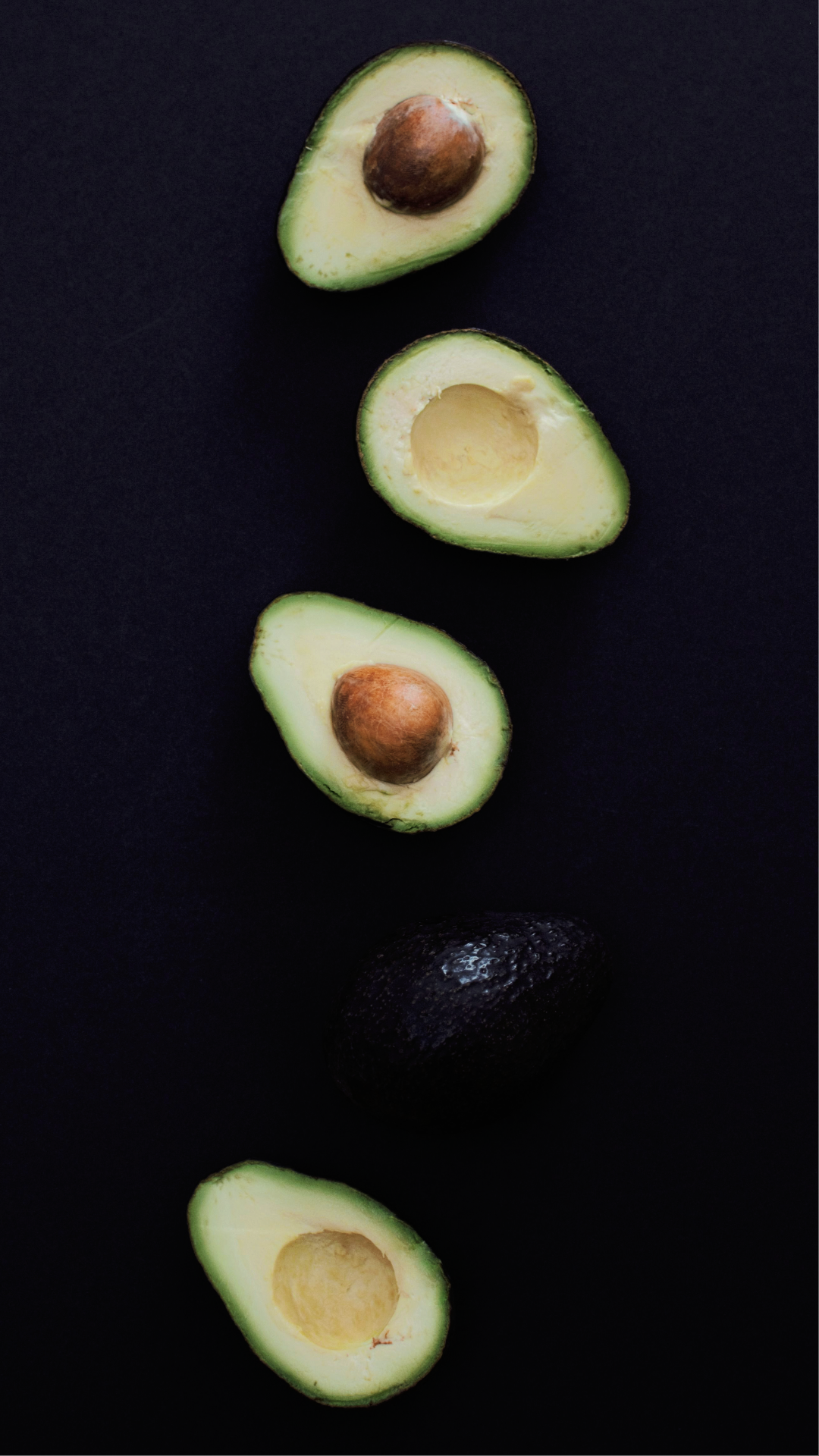Tapete Kreatives Poster Avocado Frucht
