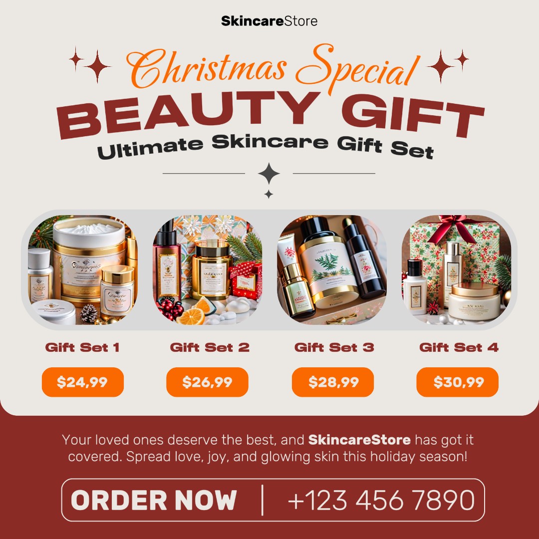 Regalo Especial para el Cuidado de la Piel del Día de Navidad