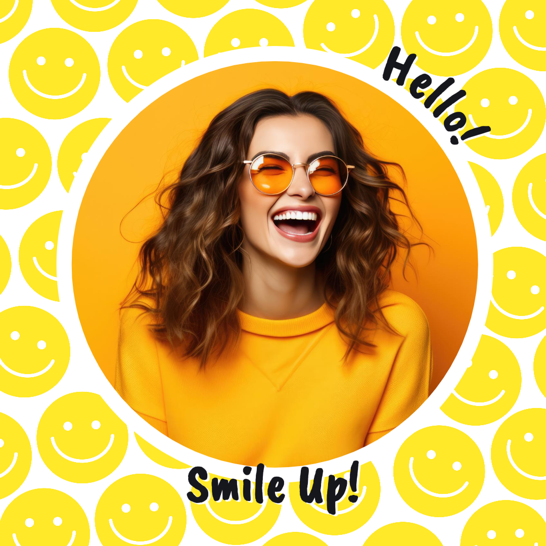 Foto De Perfil De Instagram Sin Comercialización Sonrisa Emoticono Amarillo