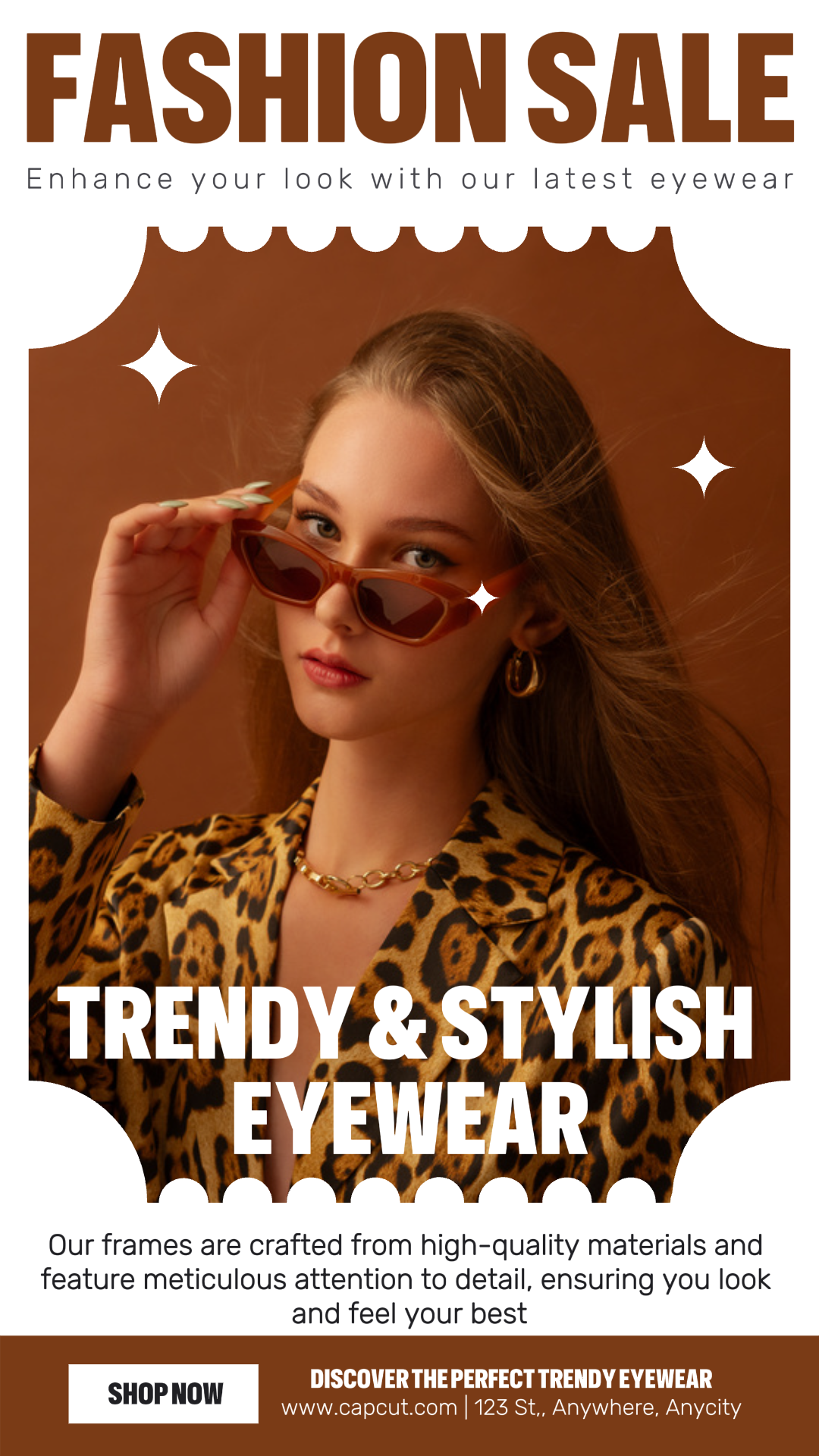 Promoción De Gafas Grises Historia De Instagram