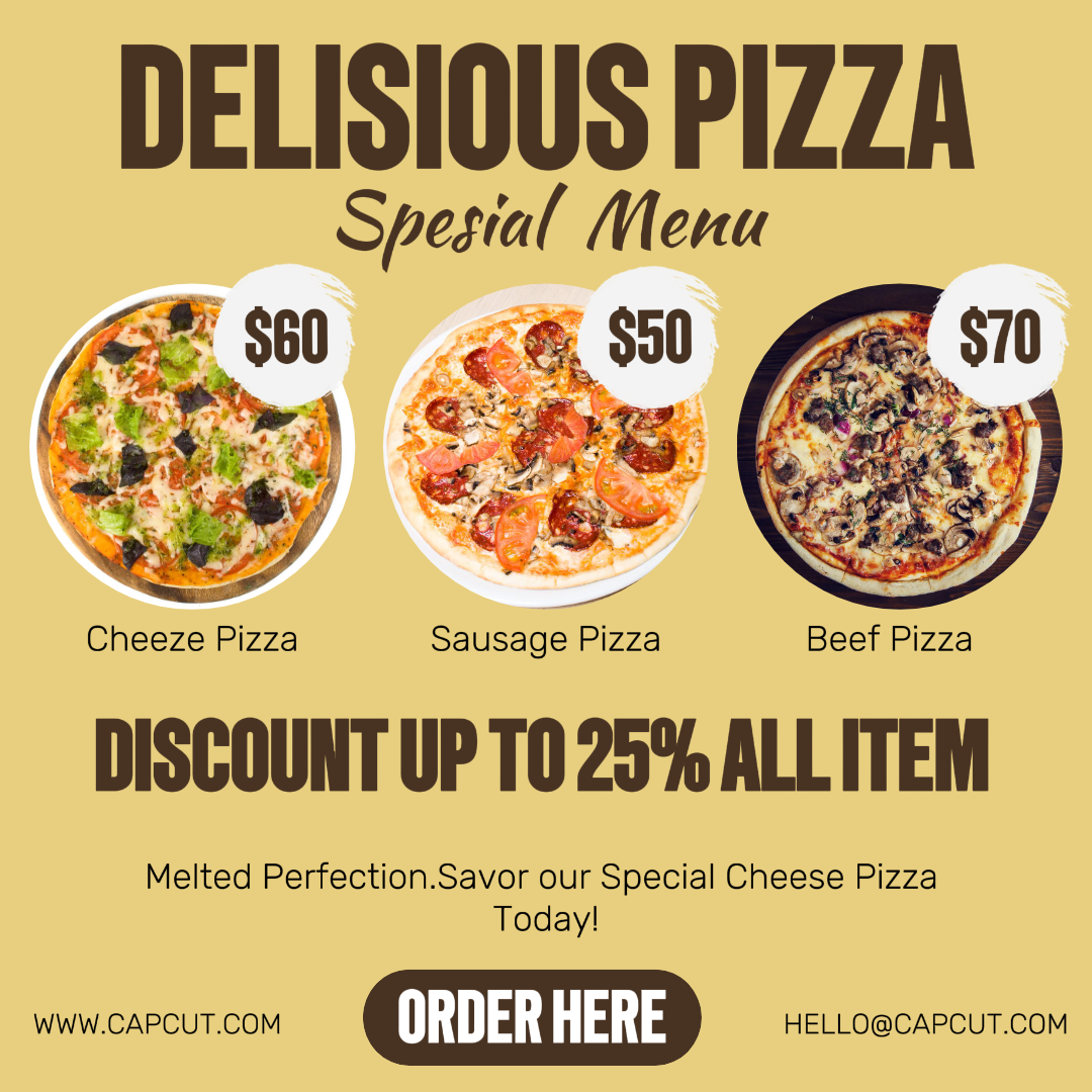 Publicación de Instagram de Promoción de Pizza