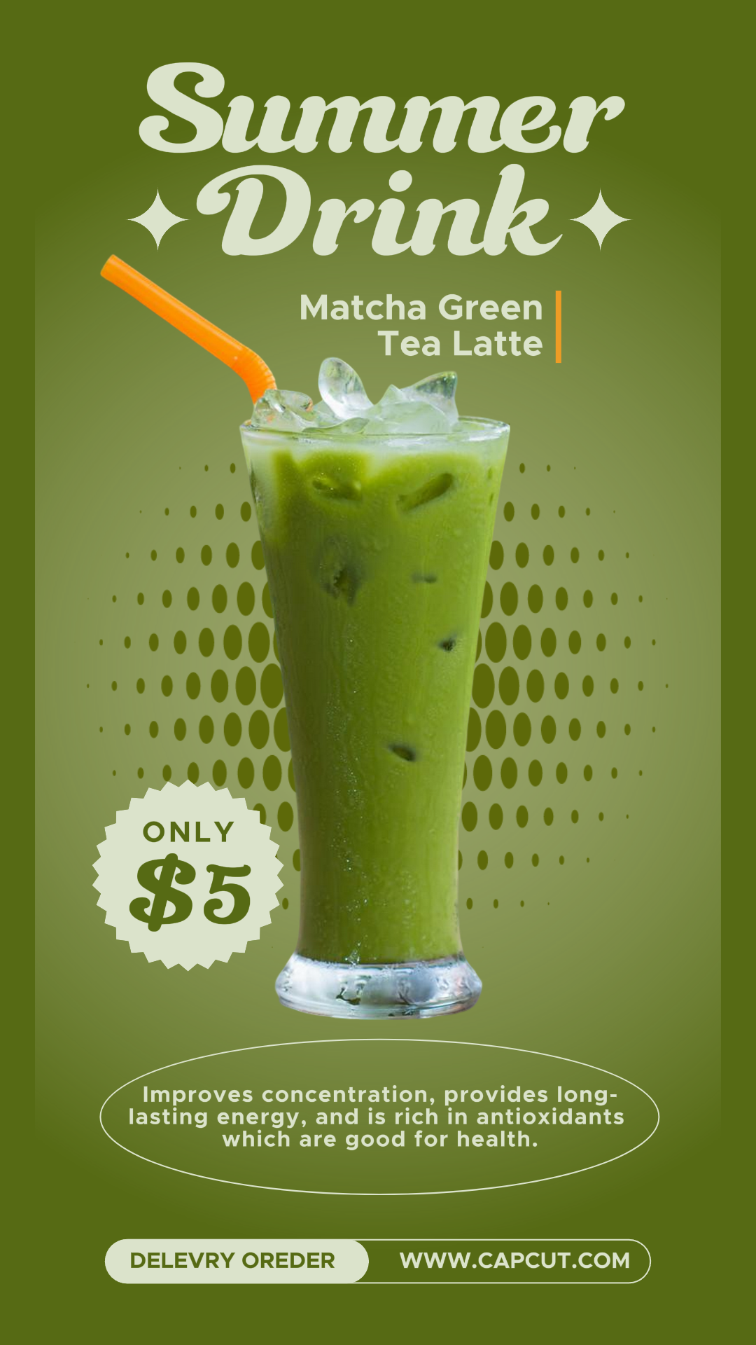 Lebensmittel & Getränke Produktanzeige Sommergetränk Instagram Story