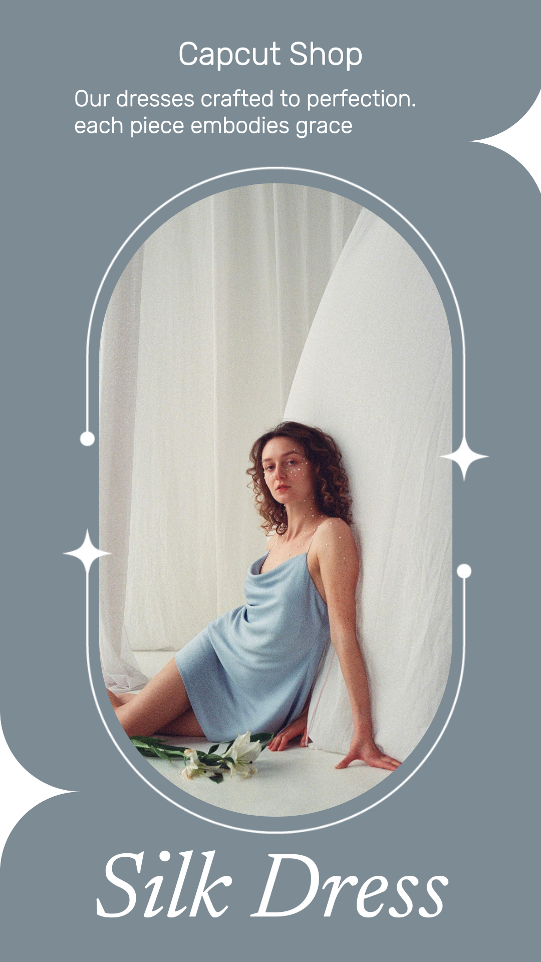 Pôster de marketing de roupas e sapatos História do Instagram