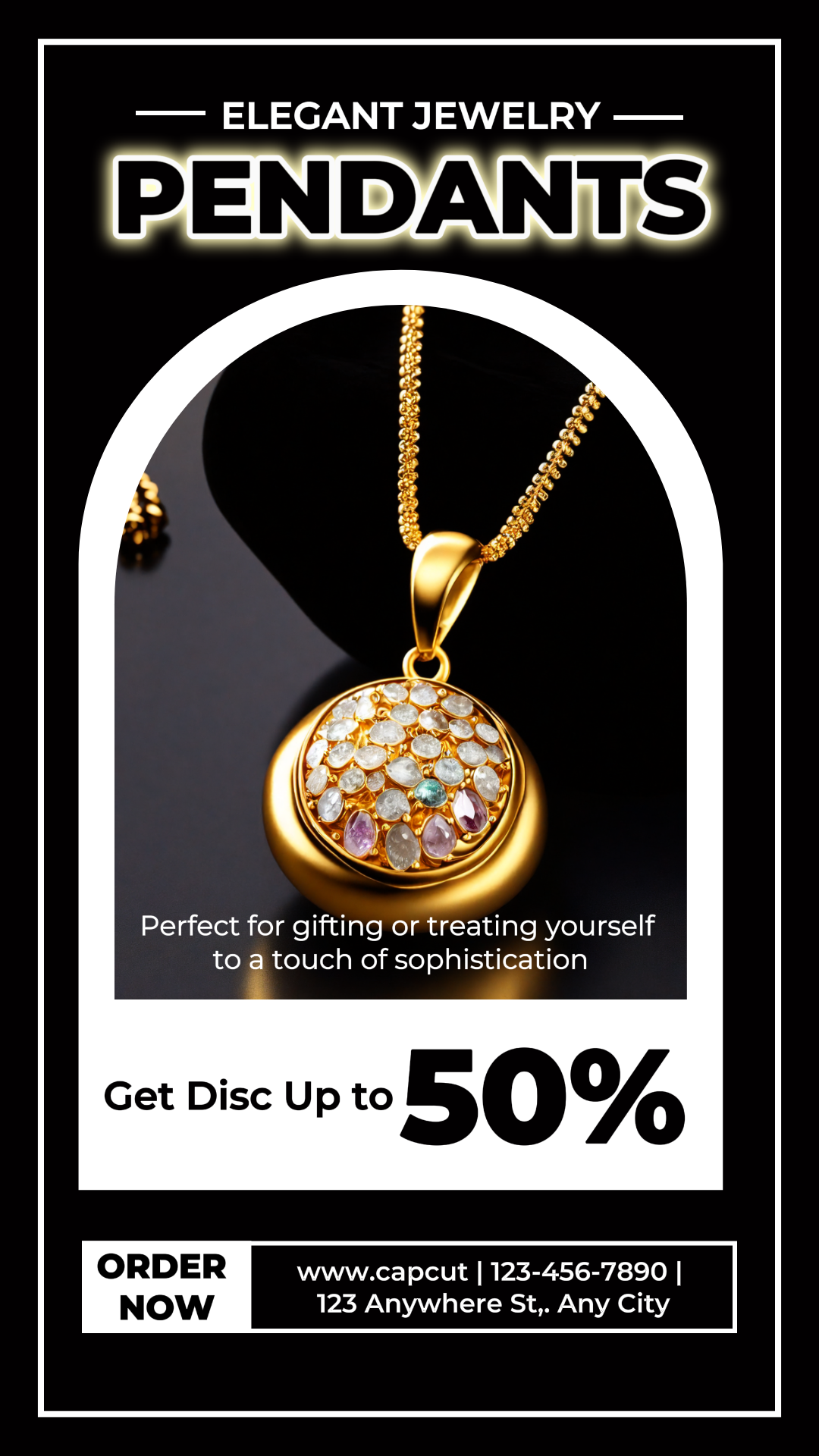 Pendentifs Promotion des ventes de bijoux