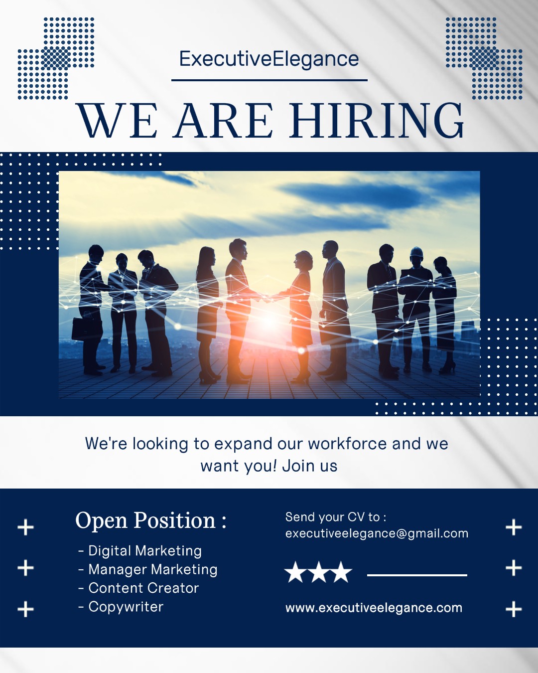 Business We Are Hiring Instagram Portrait