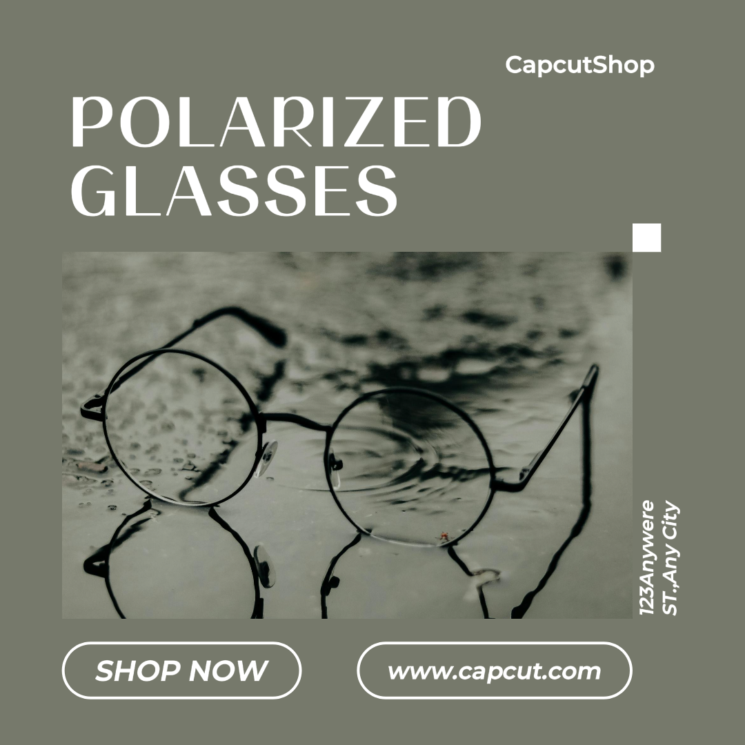 Jawelry y accesorios Cartel de marketing Exhibición de productos Gafas Publicación de Instagram 