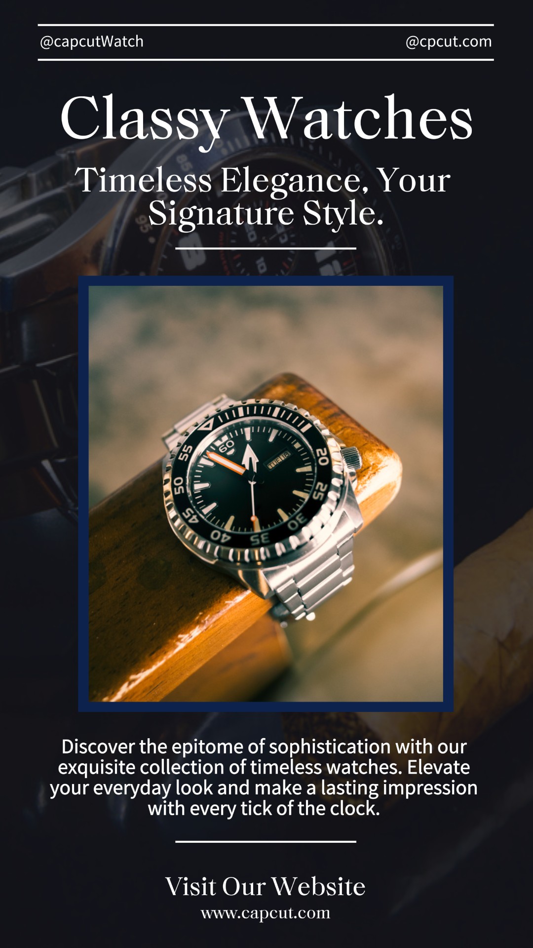 Classy Watch Display Instagram Story