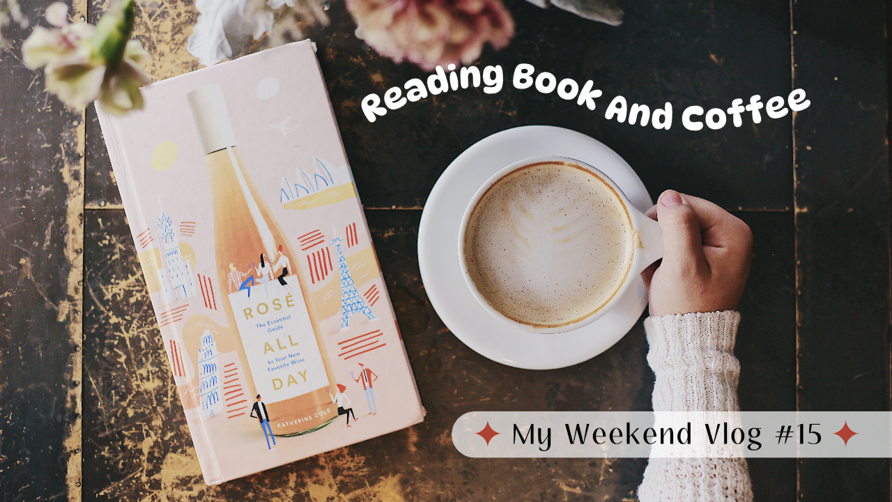 Vlog miniature Youtube - Livre de lecture et vlog café