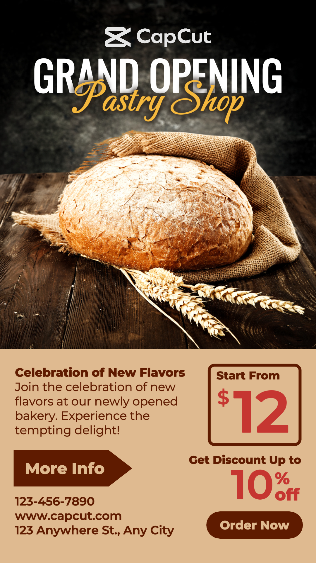 그랜드 오프닝 페이스트리 샵 인스타그램 스토리