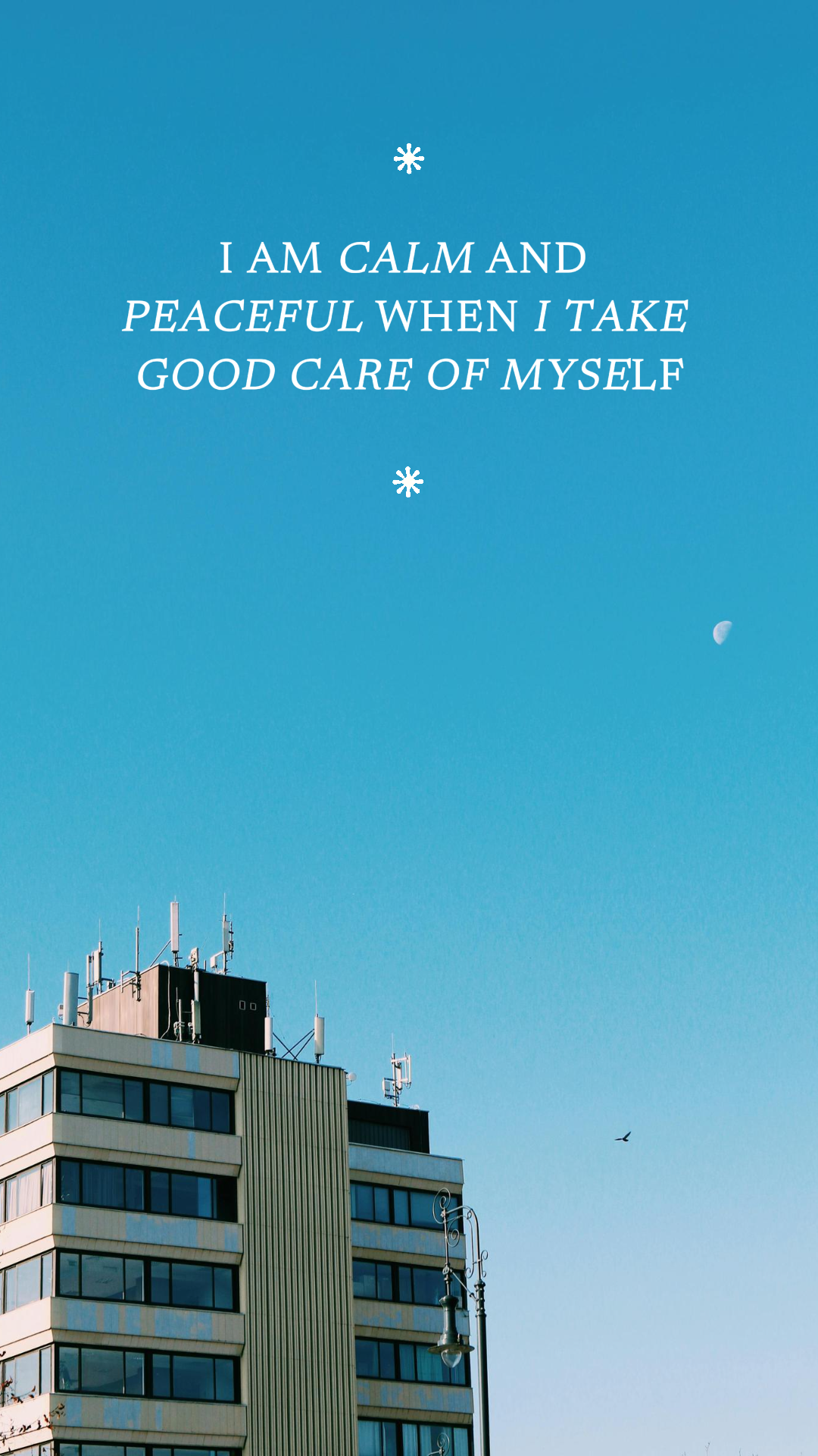 Fondo de pantalla cartel creativo paisaje del cielo