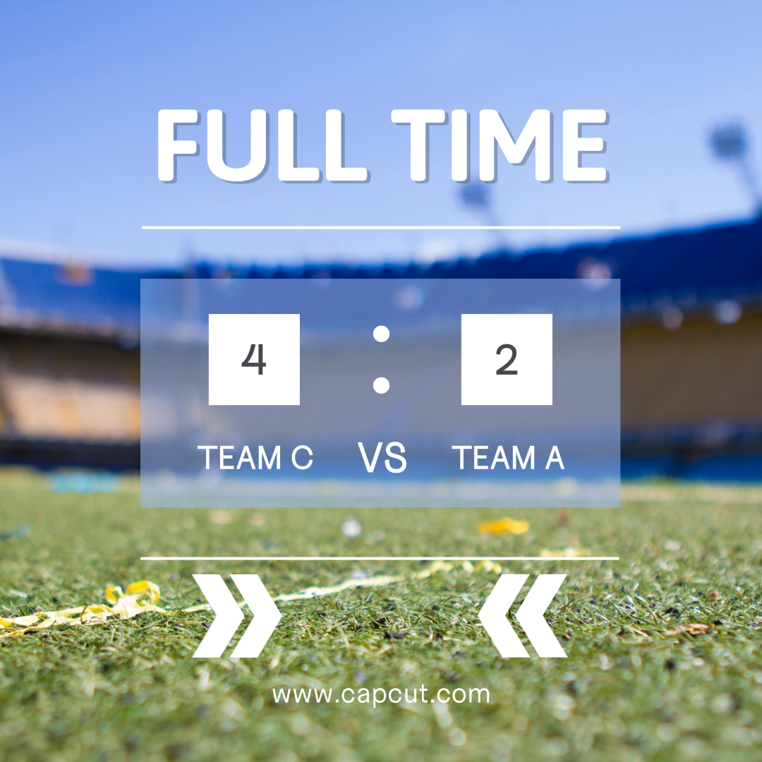 Sport And Match Marketing Poster Football Match Instagram Post Modern