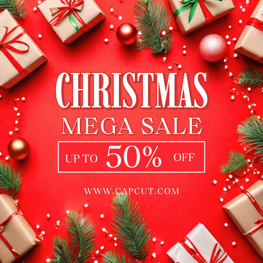 Christmas Mega Sale Promotion Instagram Post