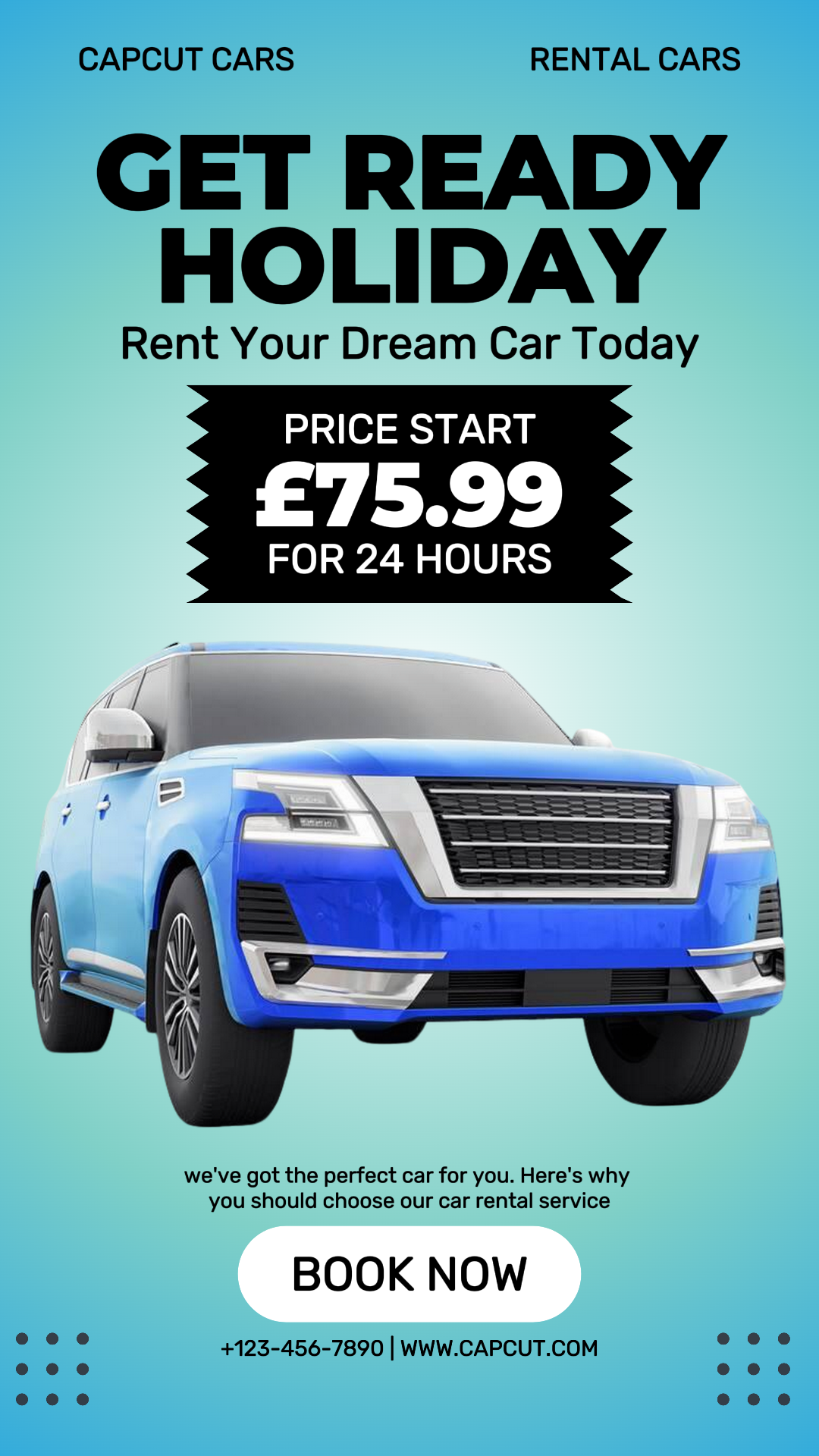 Carros - Marketing Poster - Prepare-se para alugar