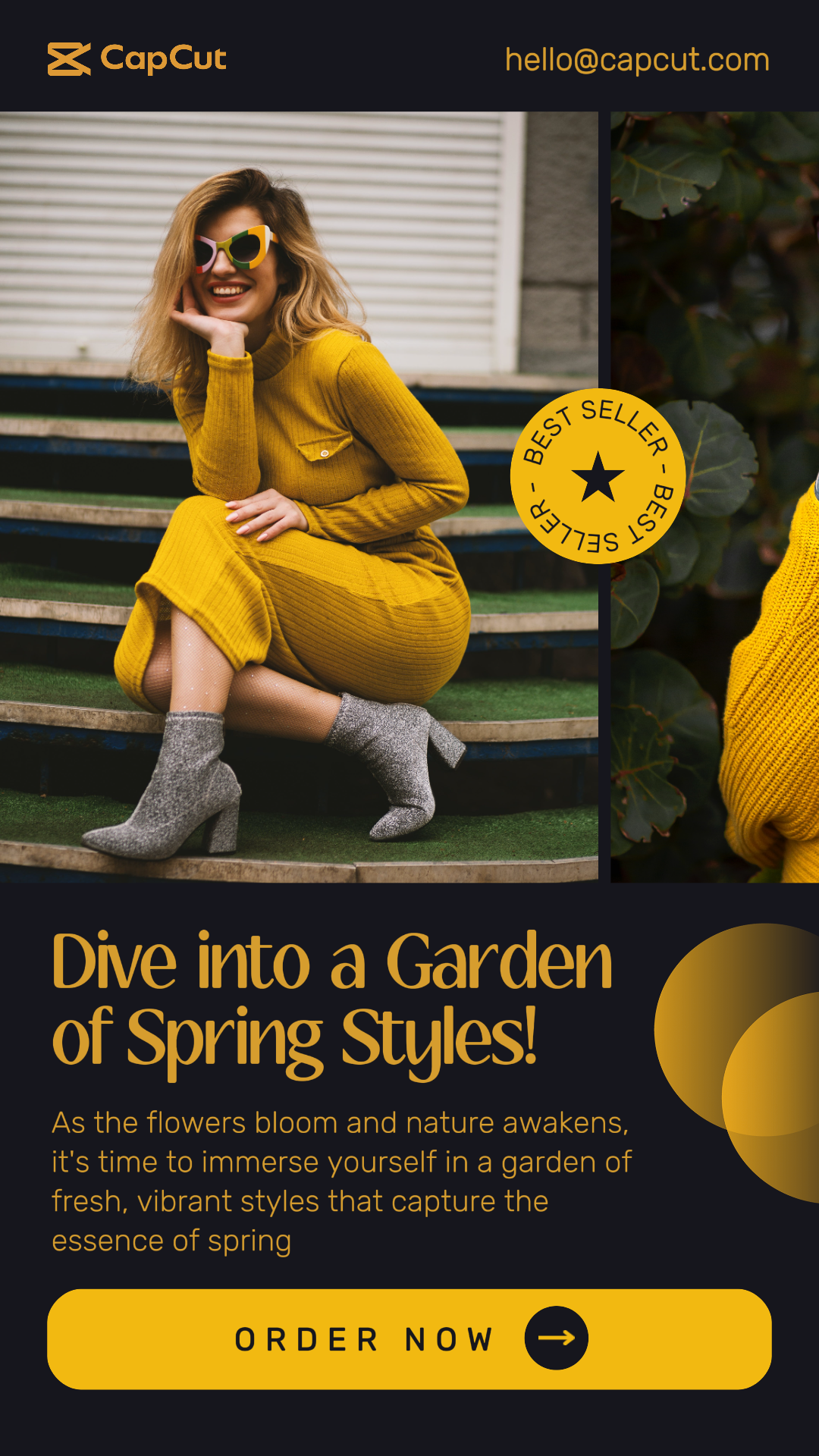 Promosi Produk Fashion Musim Semi 2024 Kisah Instagram