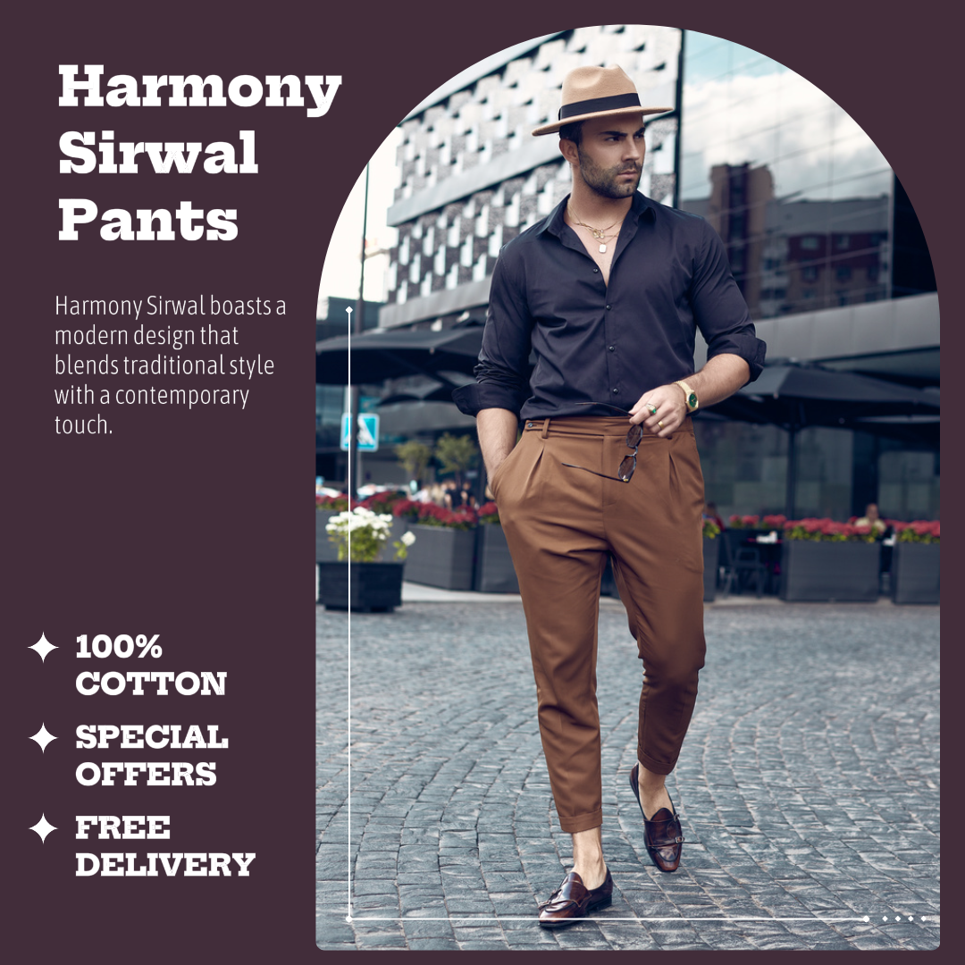 E-commerce Herói Imagem Moda Sirwal Calças