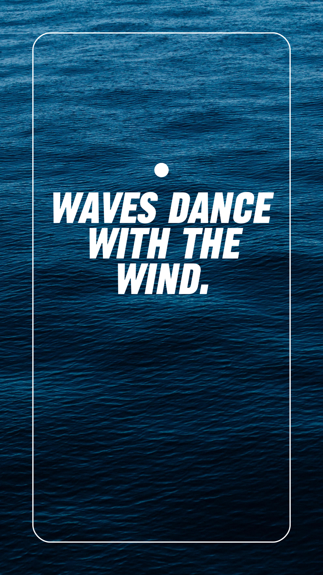 Wallpaper - Waves dance with the wind