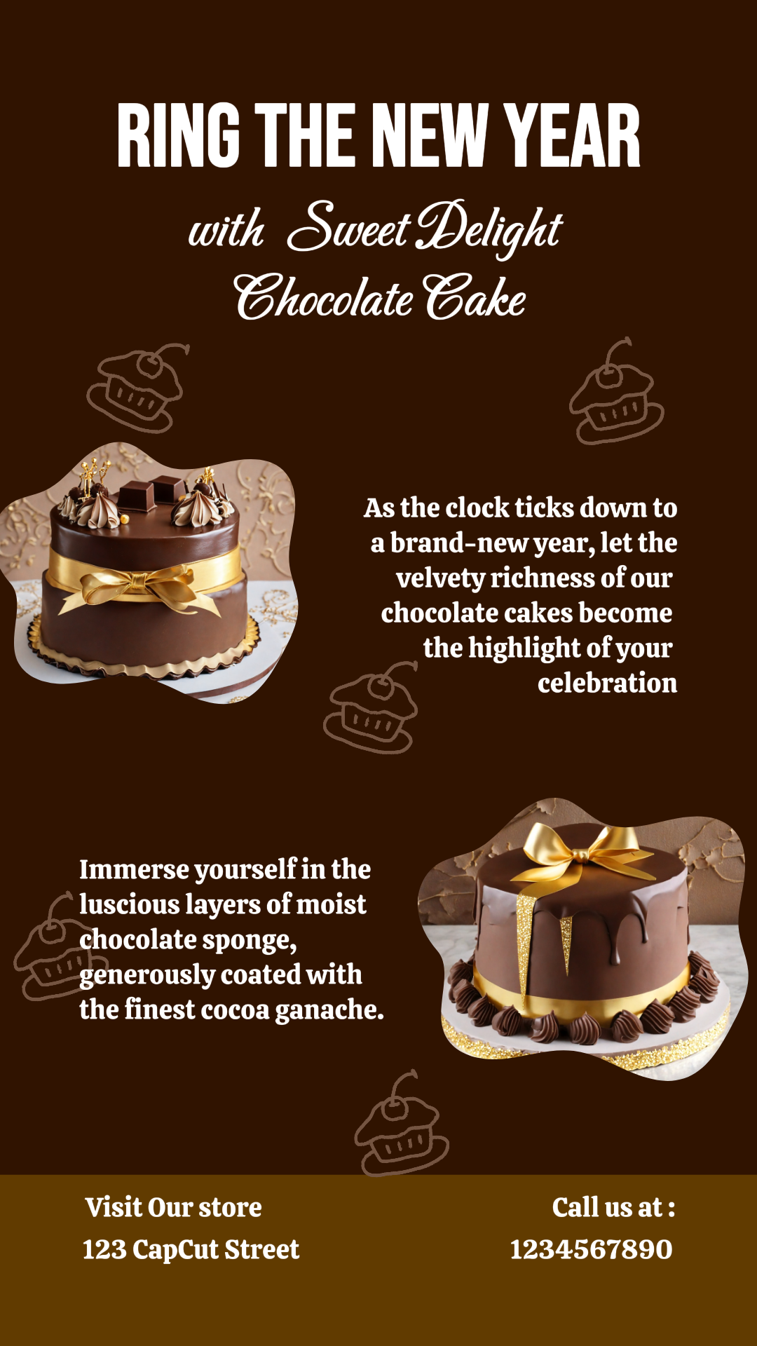 Hari Tahun Baru 2024, Makanan dan Minuman, Produk tampilan