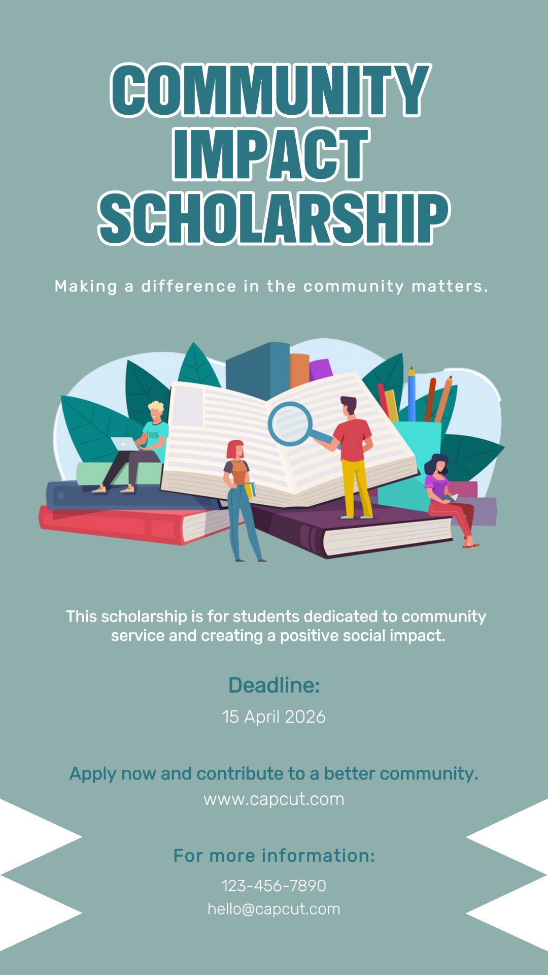 Education Scholarship Program Instagram Story