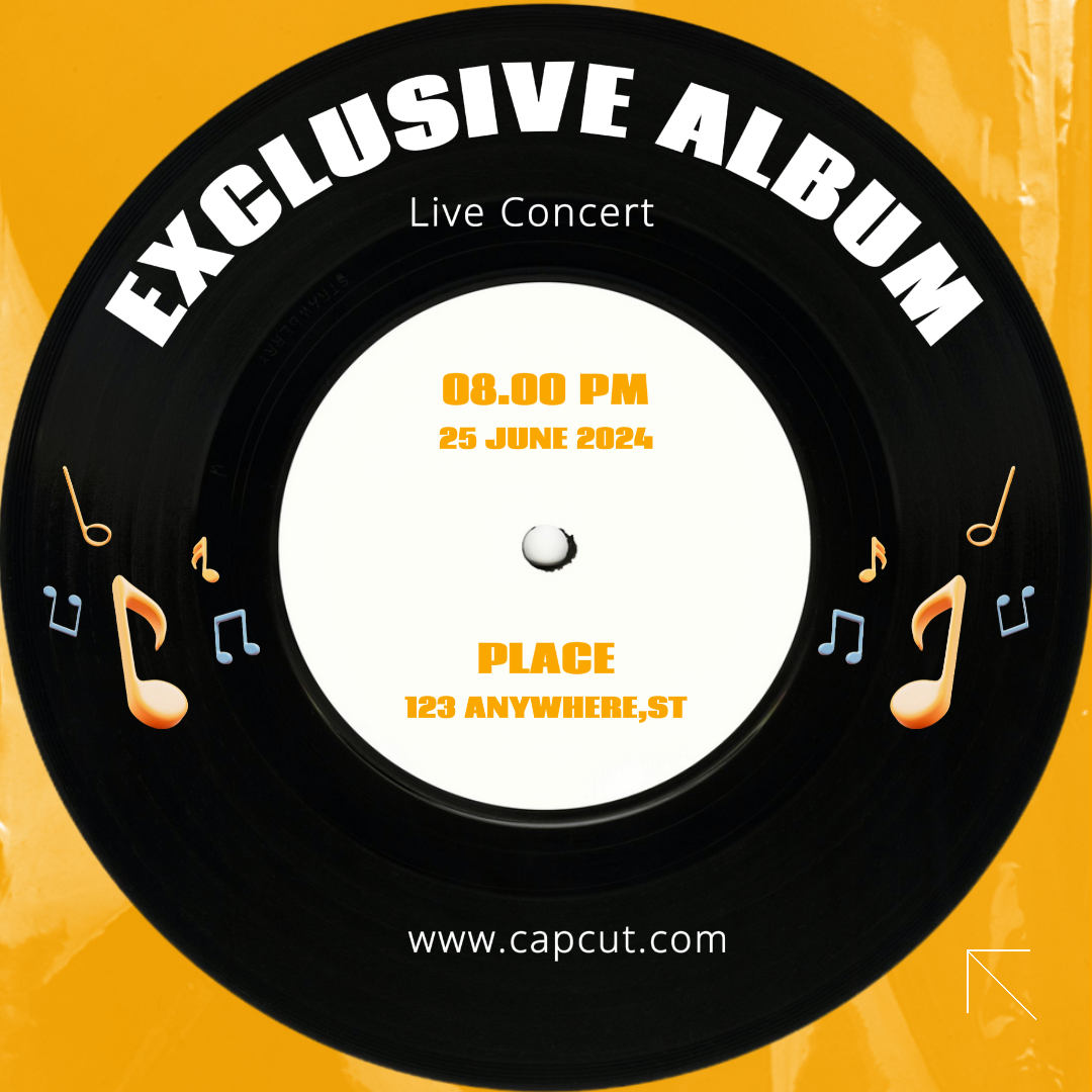 Image Template Entertainment Instagram Post Exclusive Album