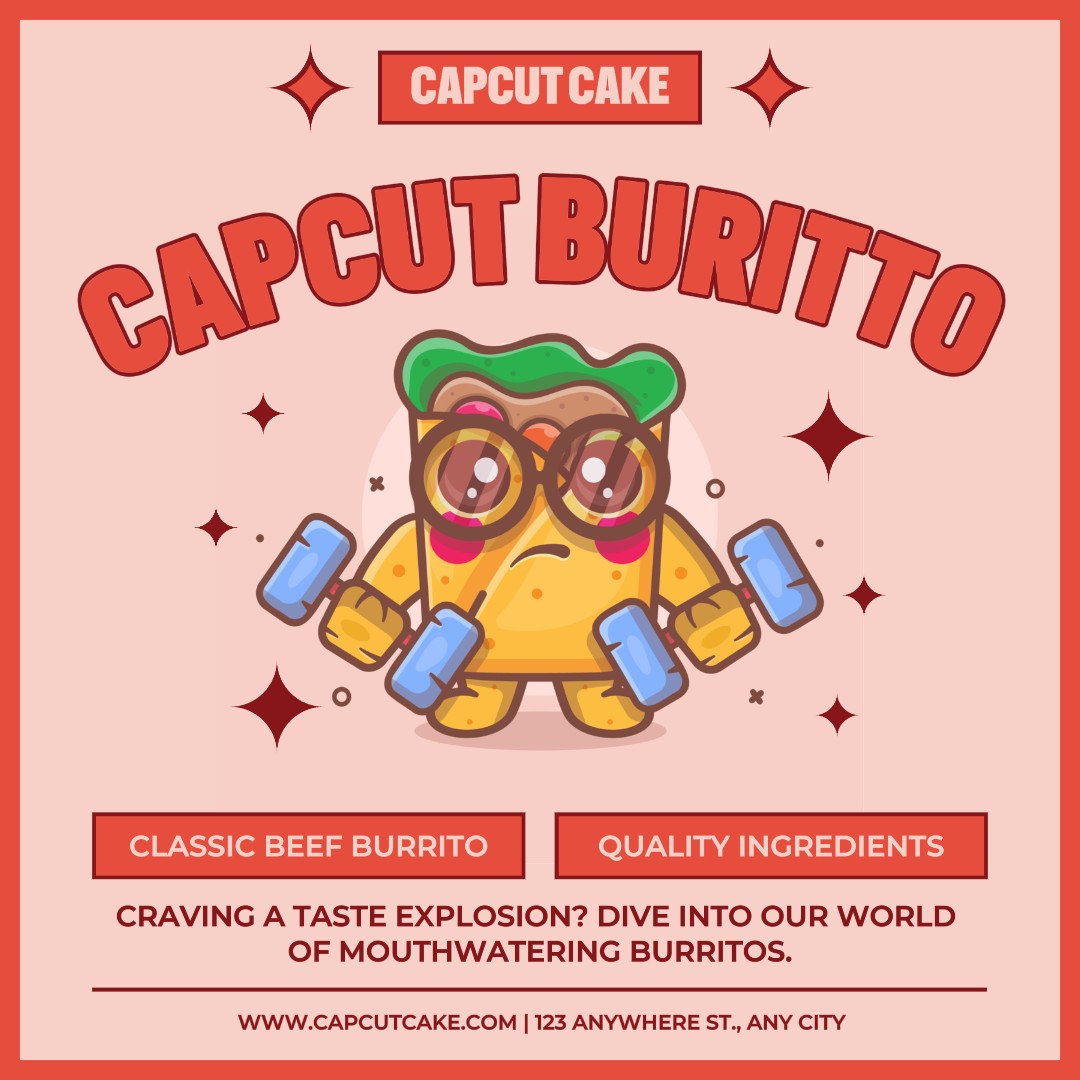 Burittos Promotion Instagram Post