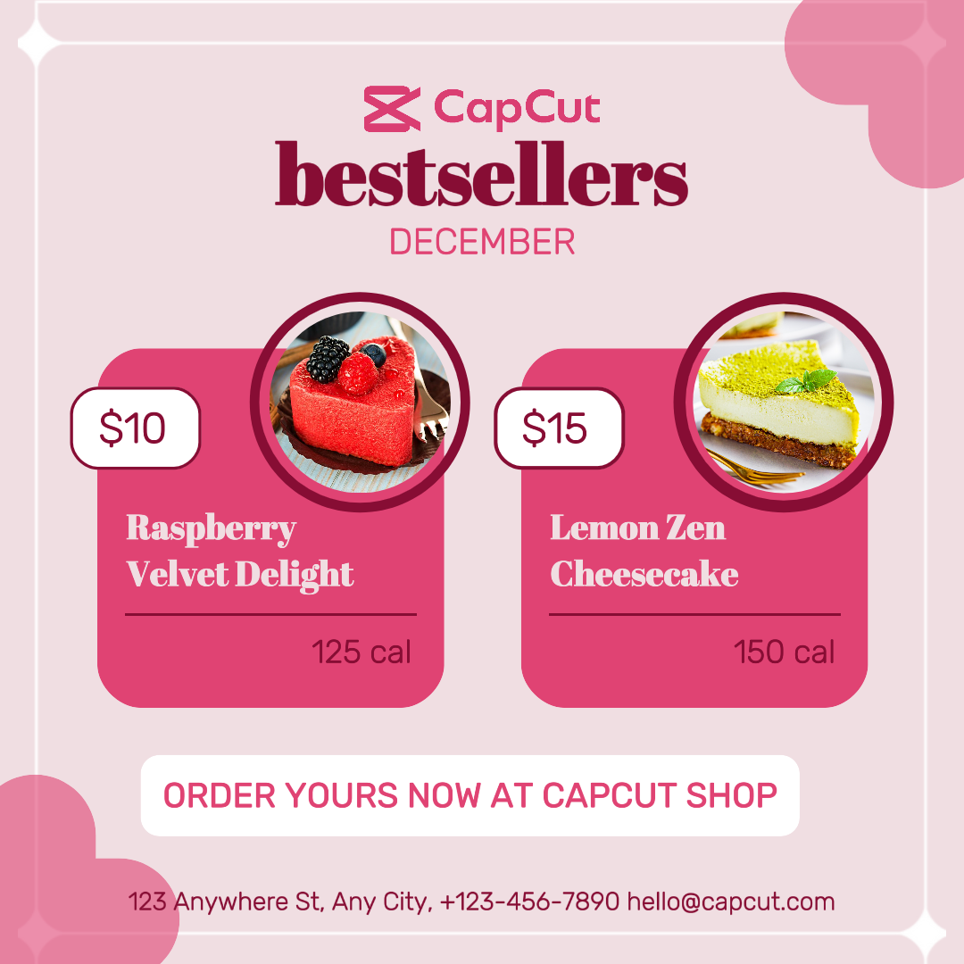 Makanan Toko Roti Produk Terlaris Posting Instagram