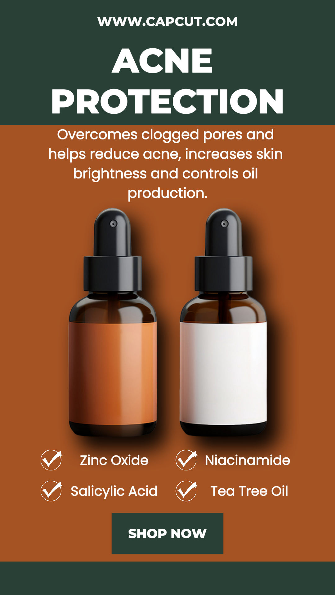 Beleza e cuidados pessoais - proteção contra acne