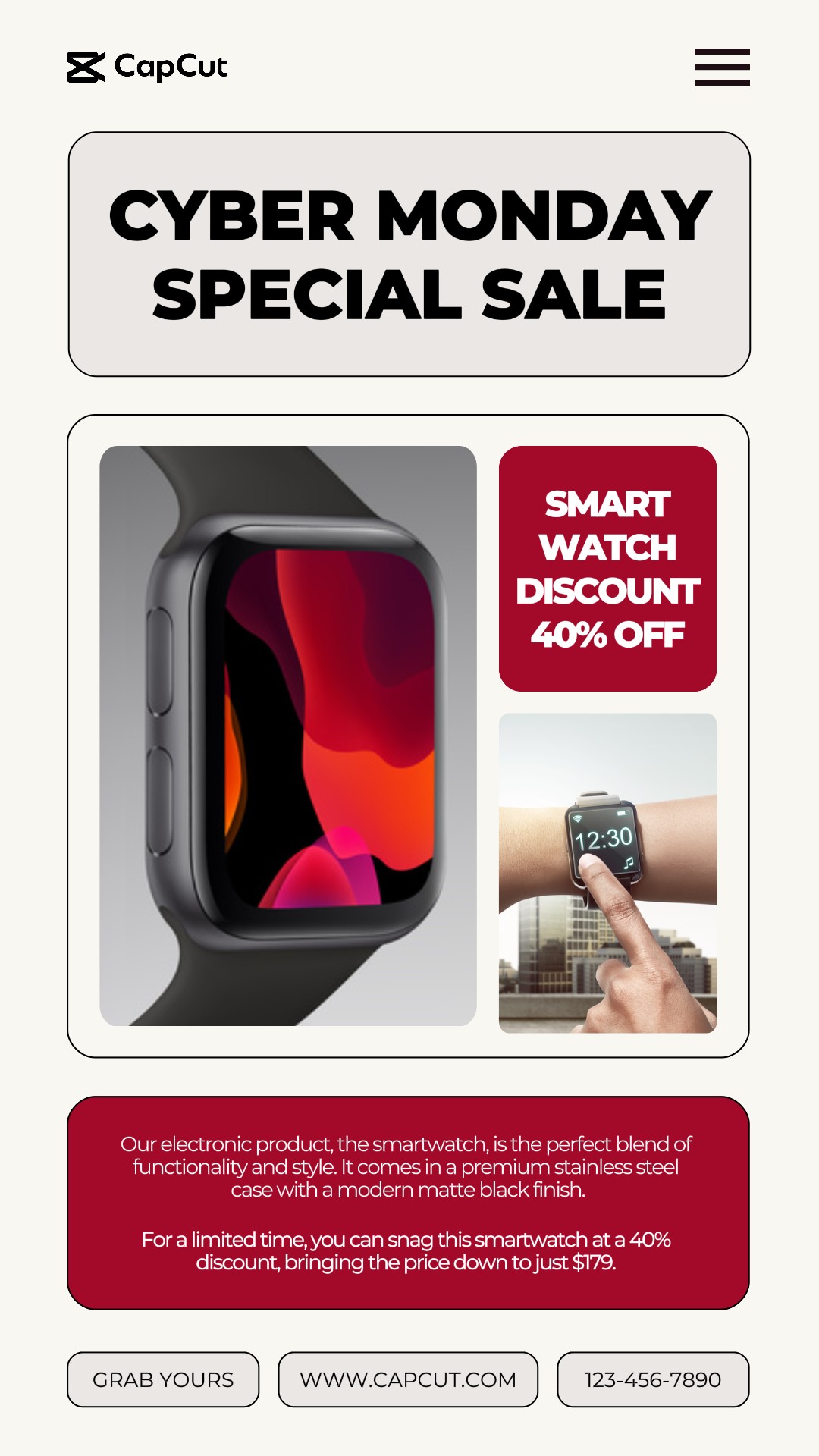 Venta del lunes cibernético Historia de Instagram