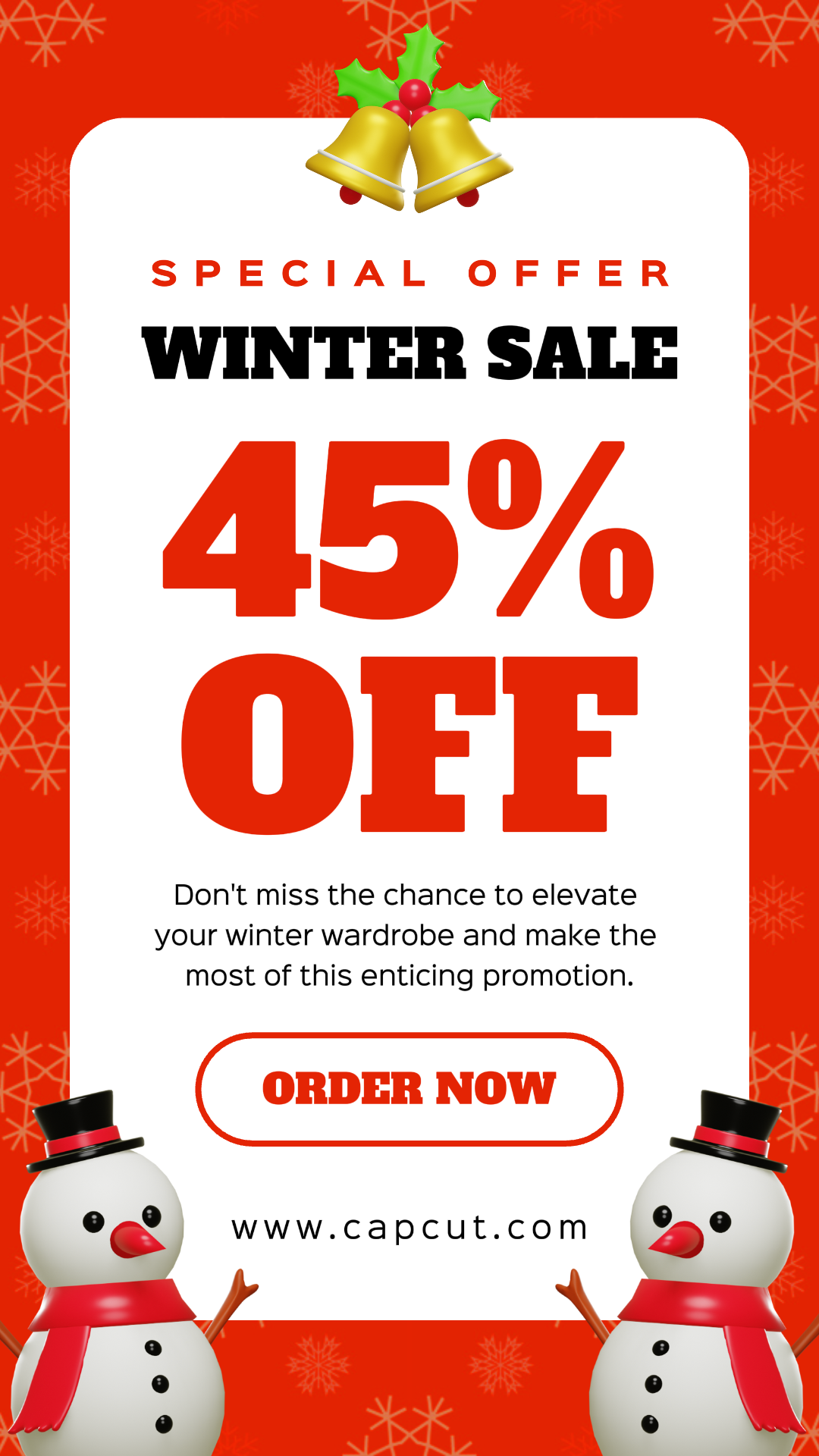 January Track Winter Sale Instagram Story