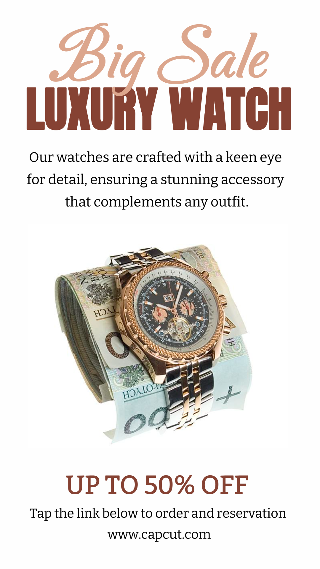 Fashion Luxury Watch Instagram Story