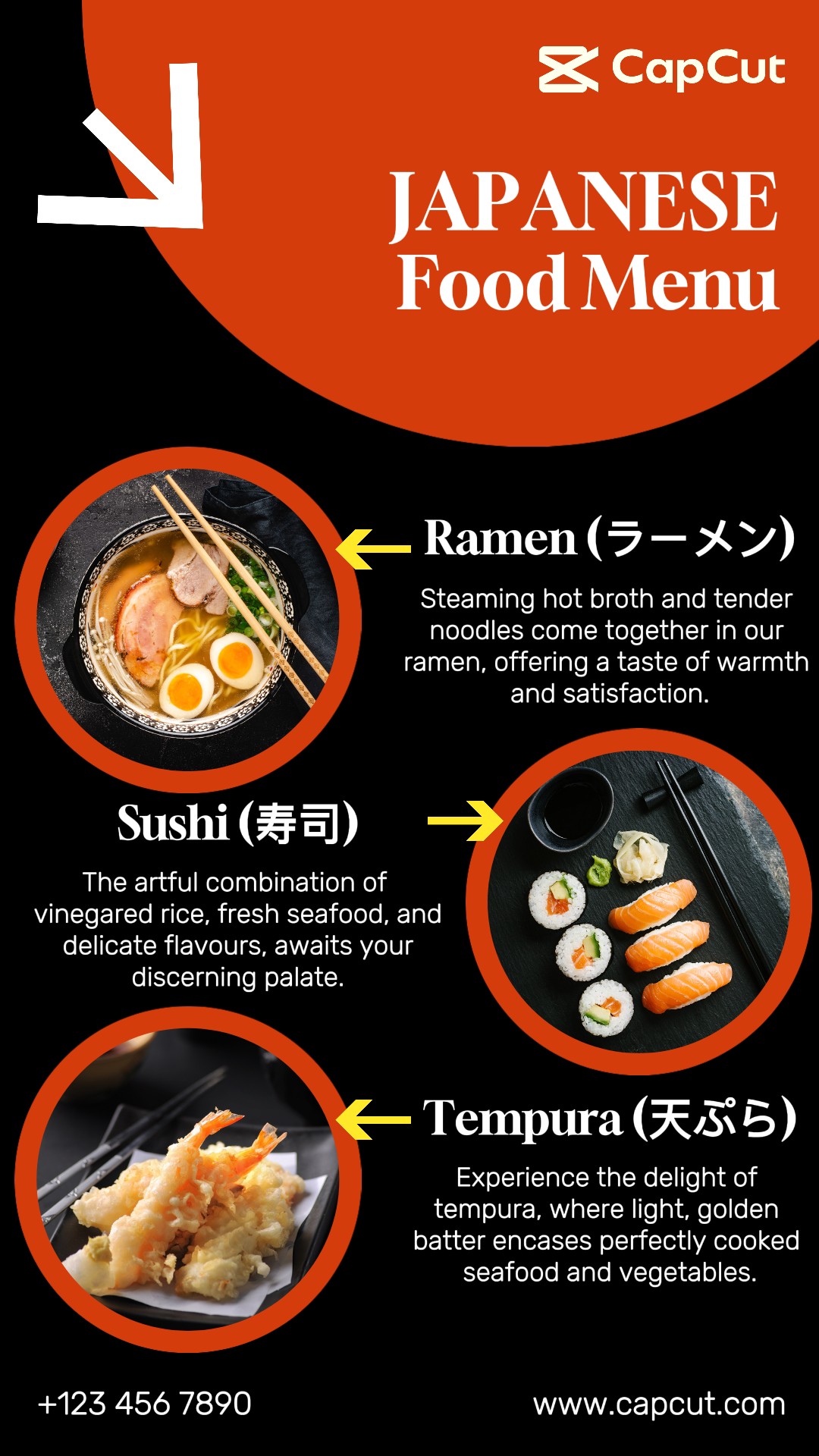 Cerita Instagram Menu Makanan Jepang