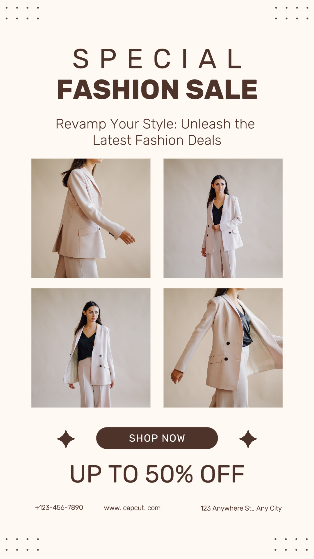 Special Fashion Sale Instagram Story