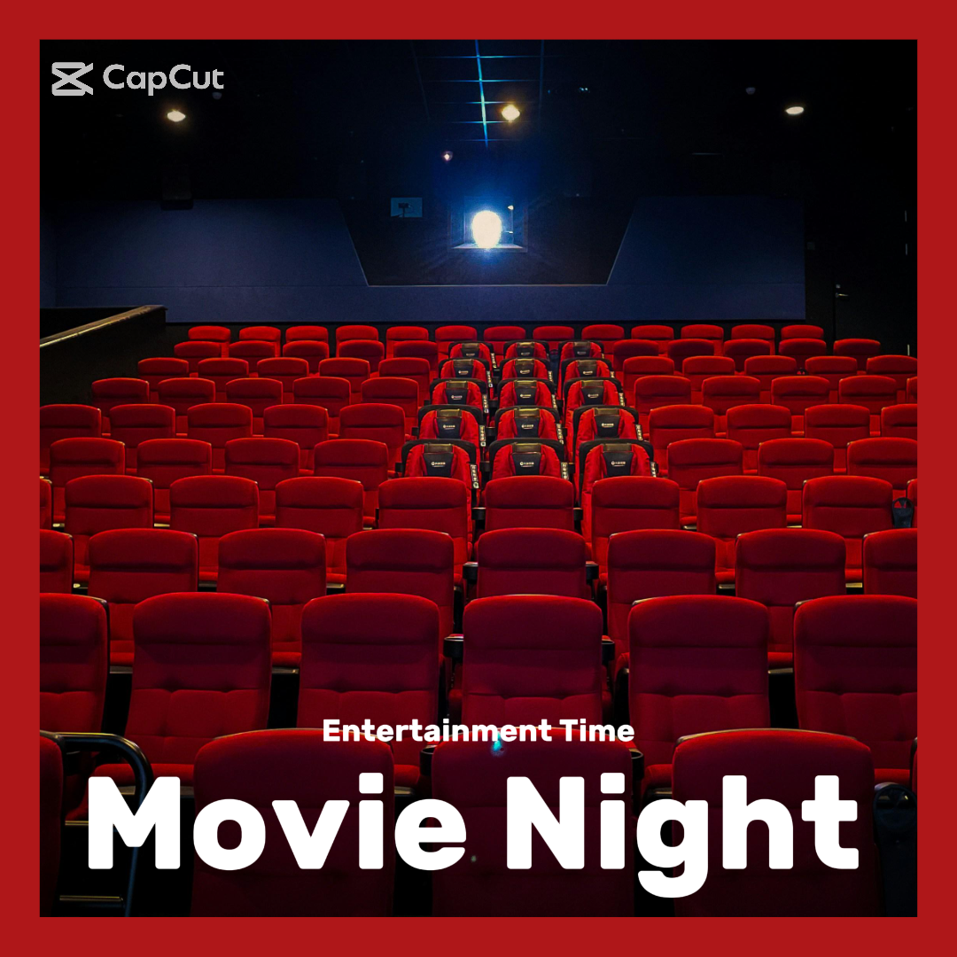 Entretenimiento - Póster de Instagram - Cine rojo