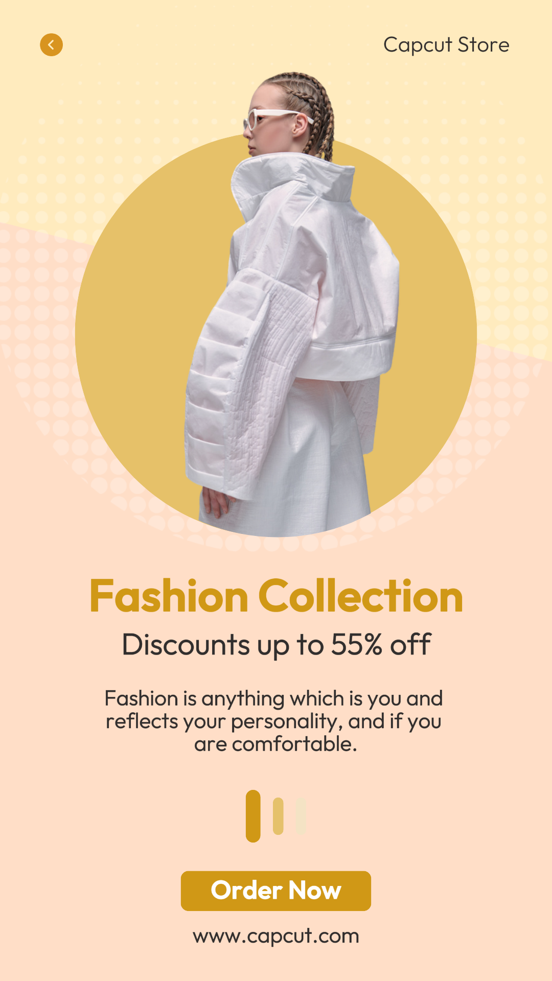 Clothing and shoes - Marketing Poster Promotion/Discount for summer clothes Instagram story Fashion
