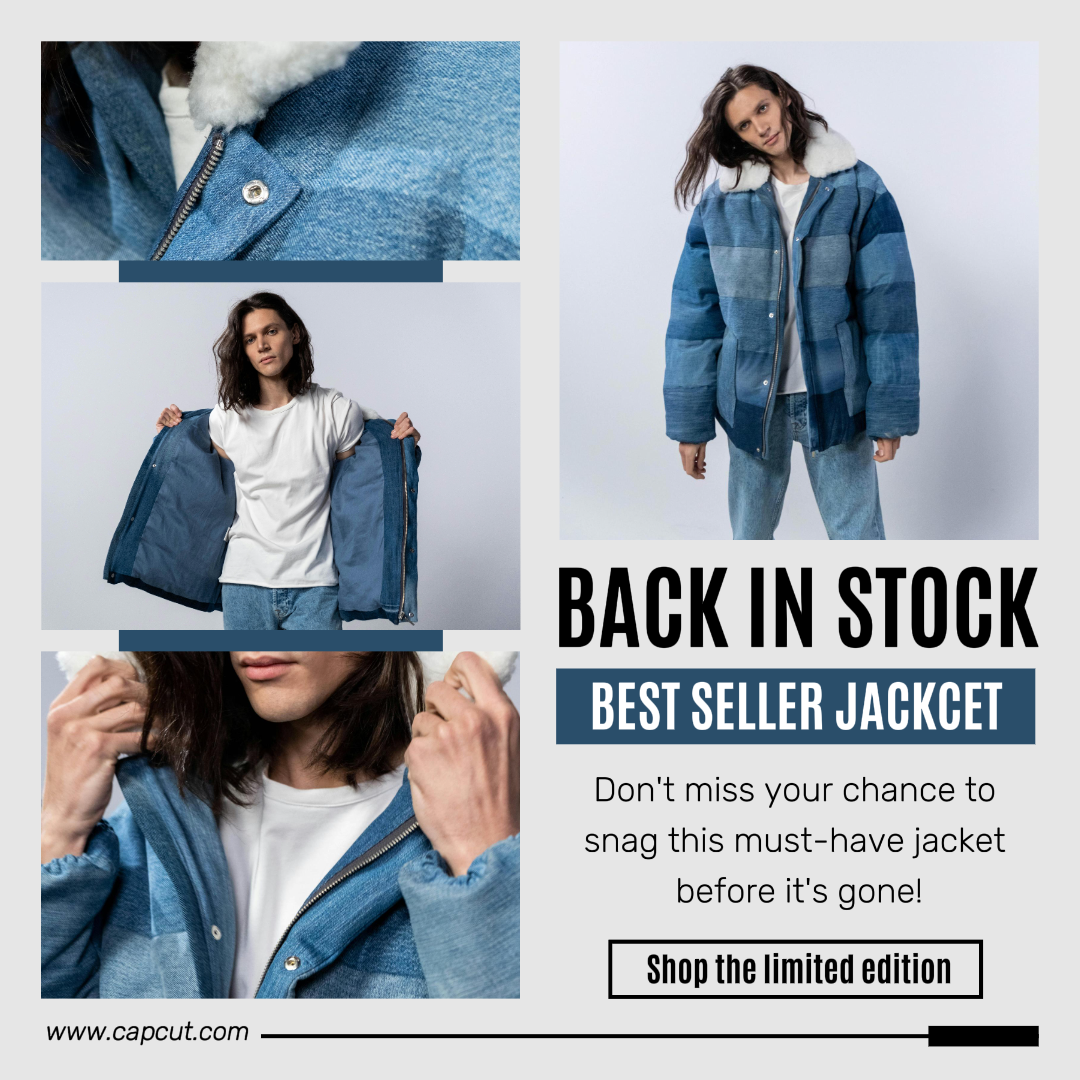 Ropa De vuelta en stock Instagram Feed