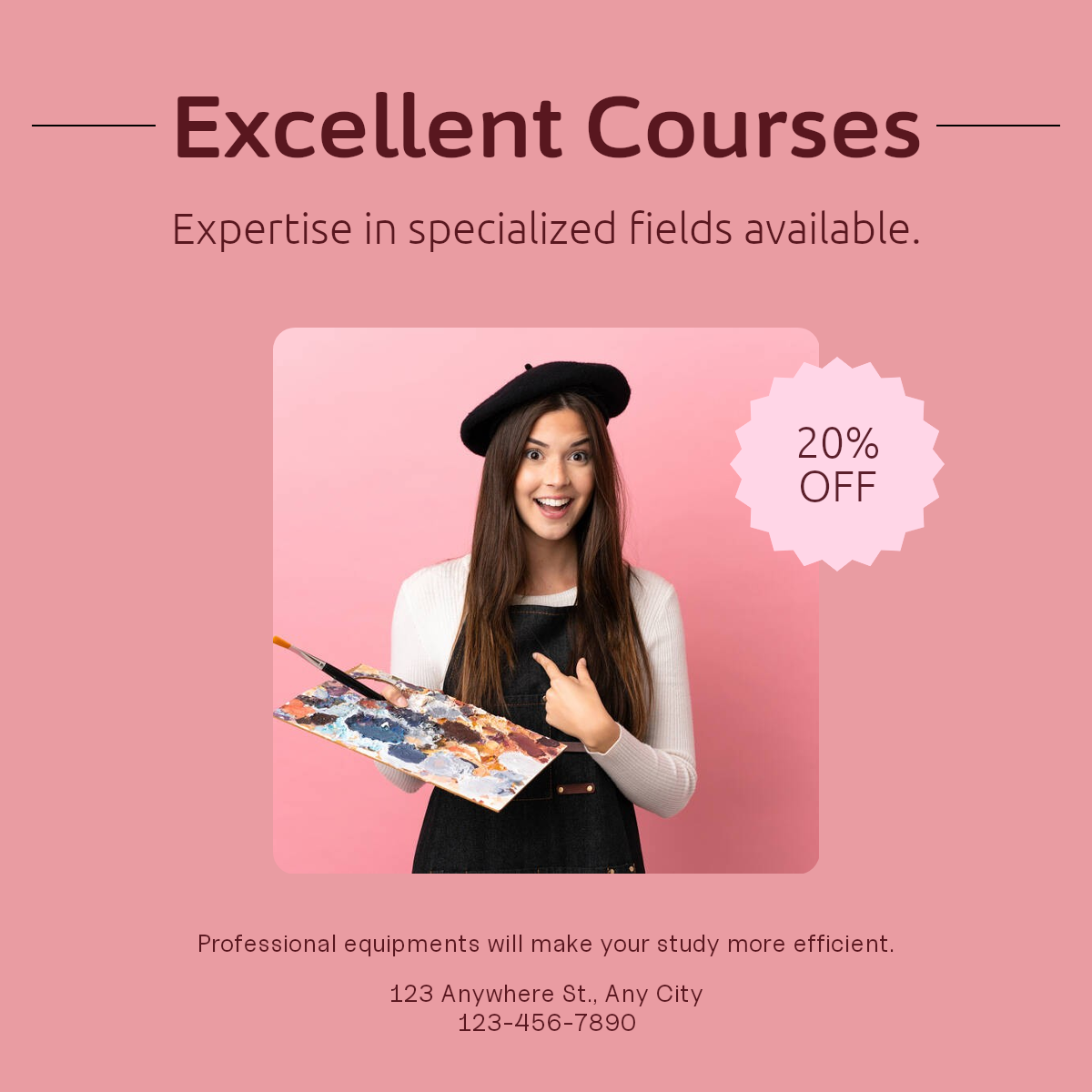 Education and training Product Display