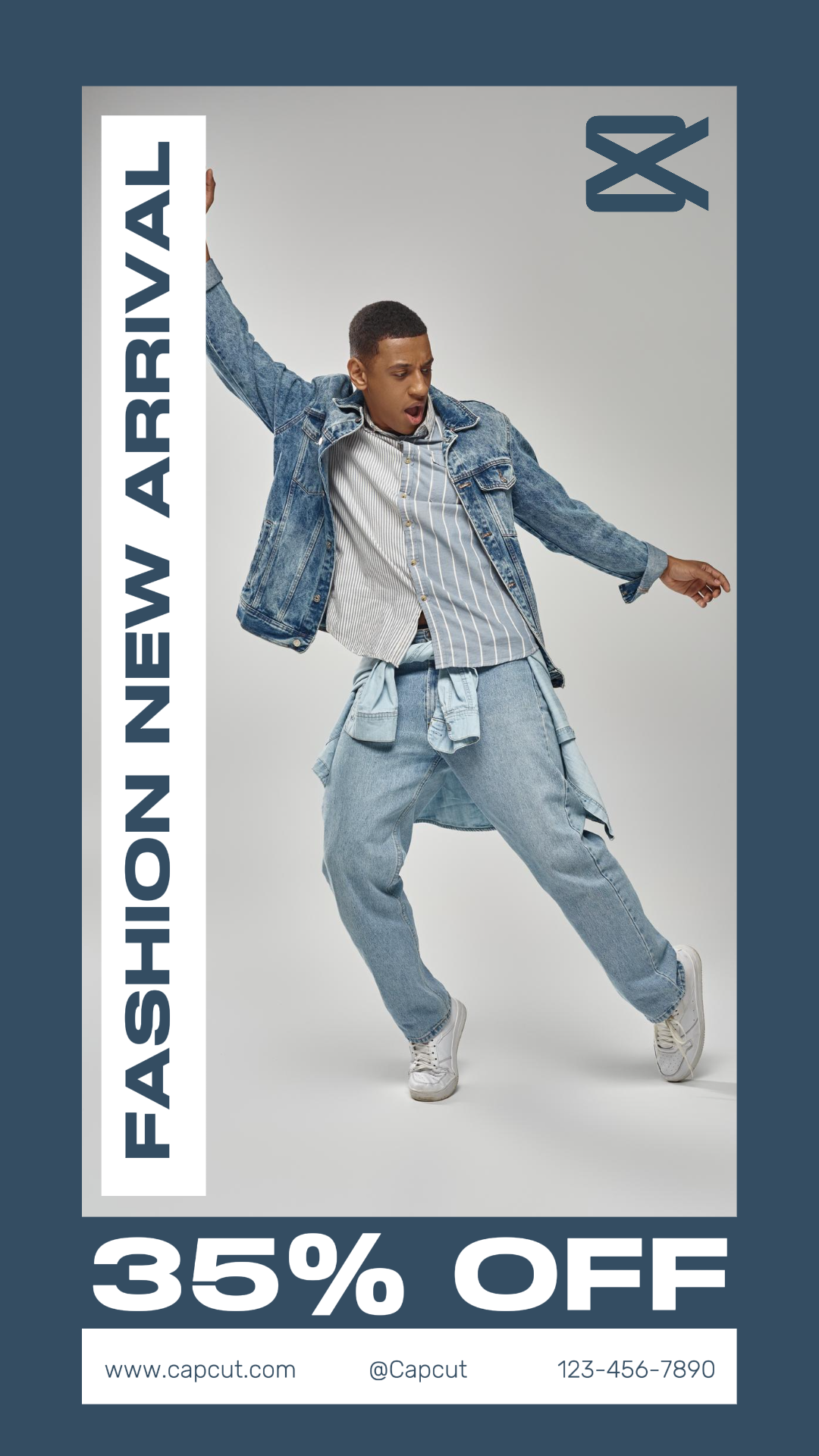 Clothing and shoes Marketing Poster Promotion New Arrival Instagram Story