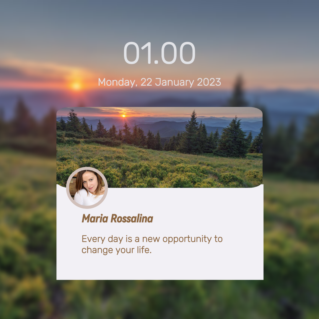 Auto recordatorio marrón, cita, publicación de Instagram