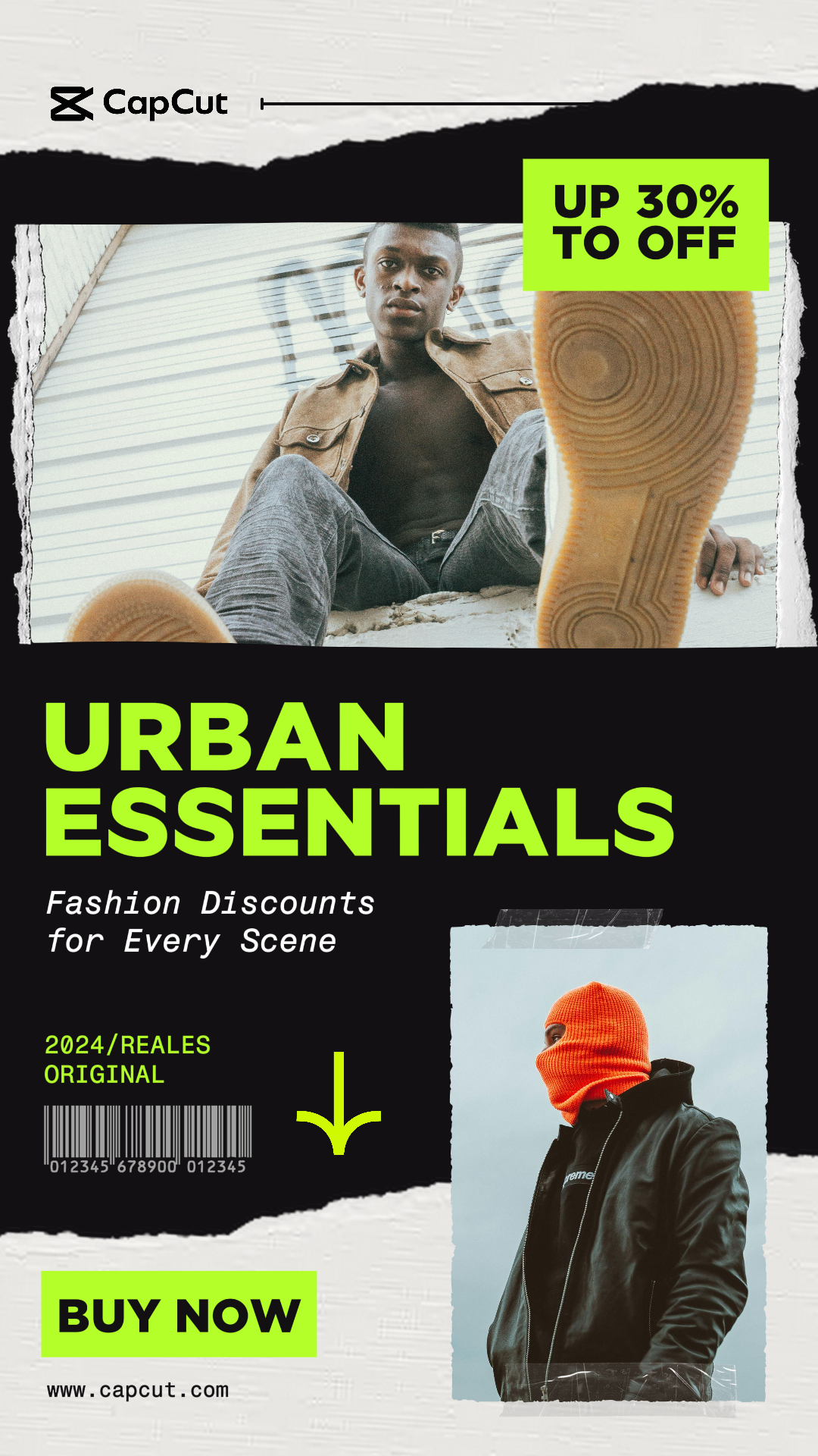 capcut template cover