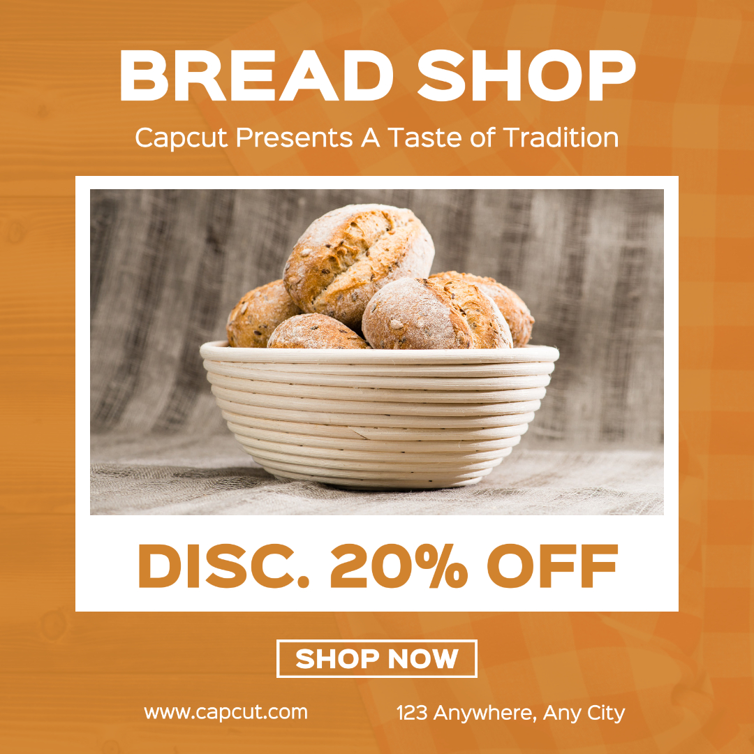 Simple Bread Sale Instagram Post