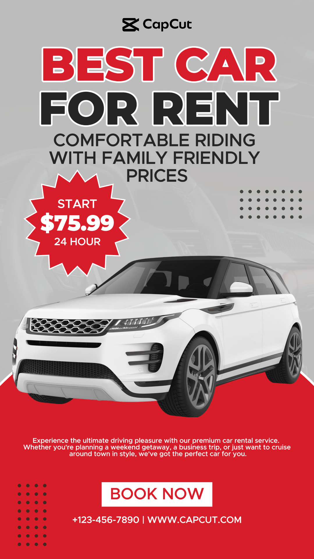 Autos - Marketing-Poster Beste Autovermietung