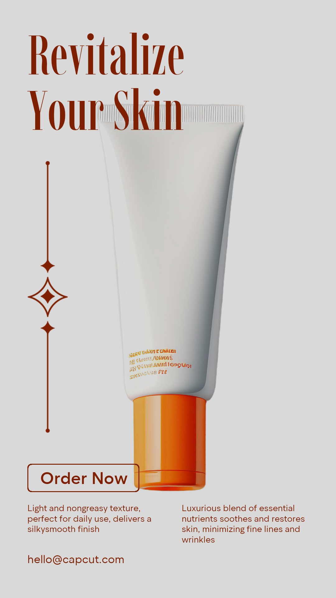 Schönheit & Körperpflege Produktanzeige Detailpräsentation