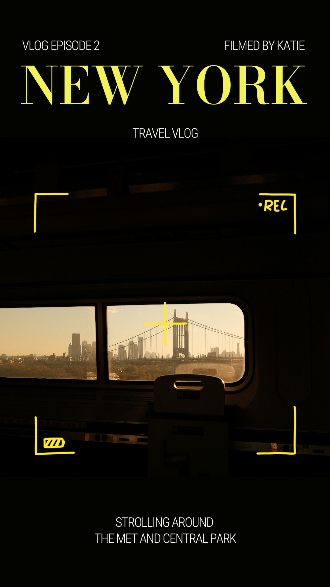 Thumbnail Tiktok - Poster Pemasaran Travel Vlog Gaya Elegan dan Bersih