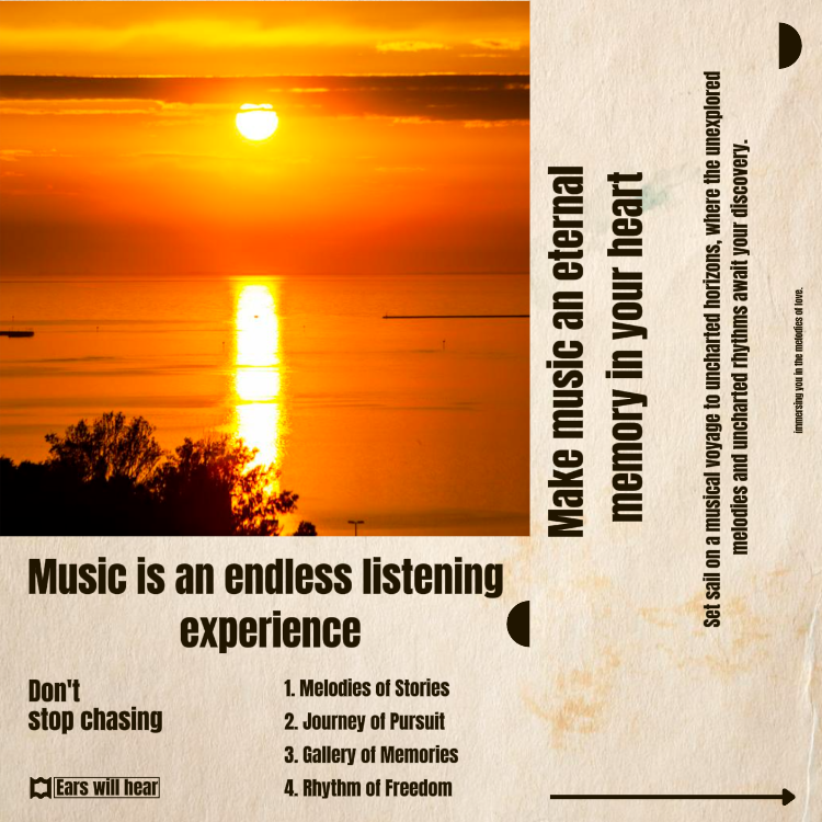 Sampul album musik dengan gaya minimalis untuk leis