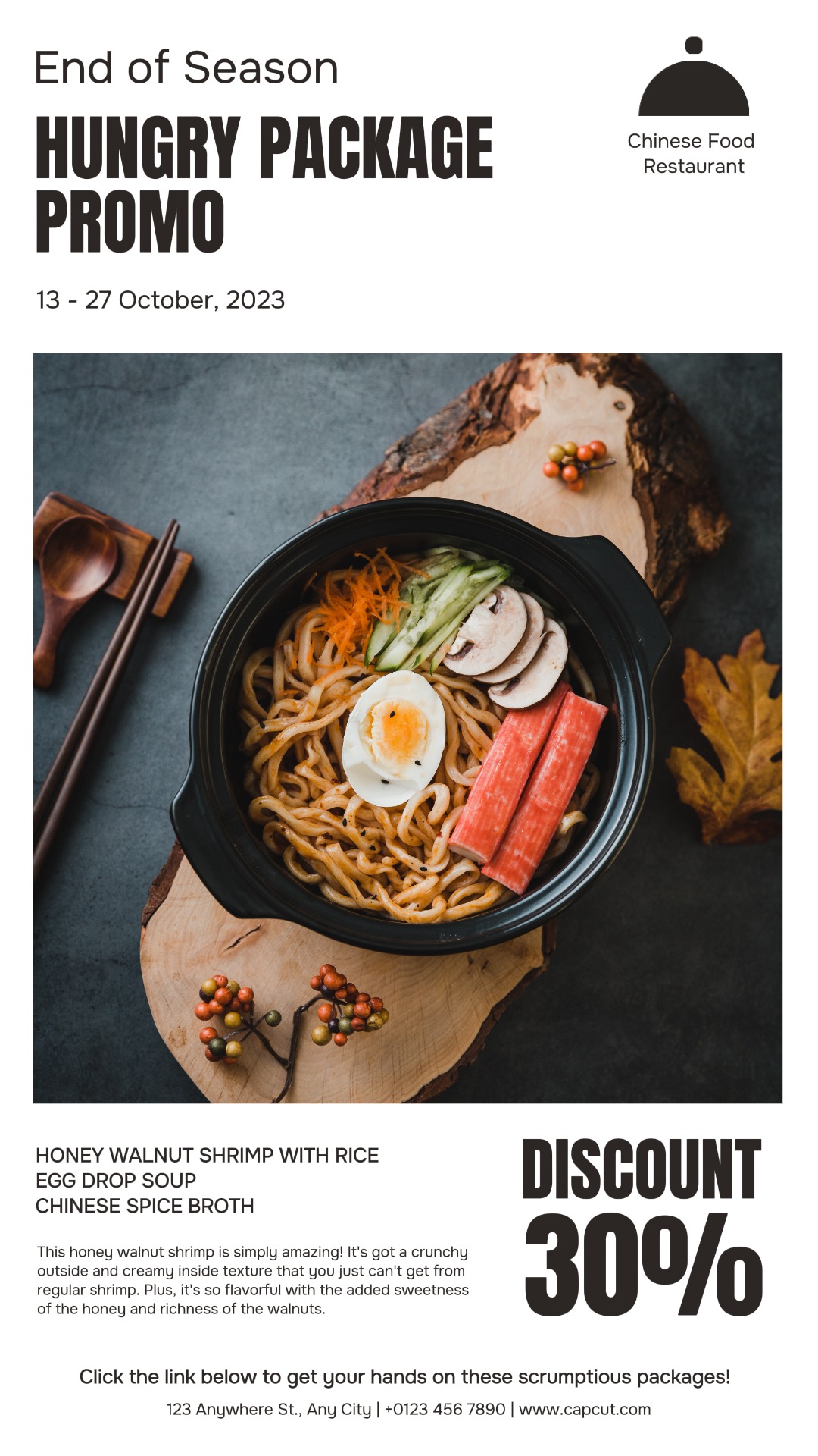 Chinese Food Promotion Instagram Story