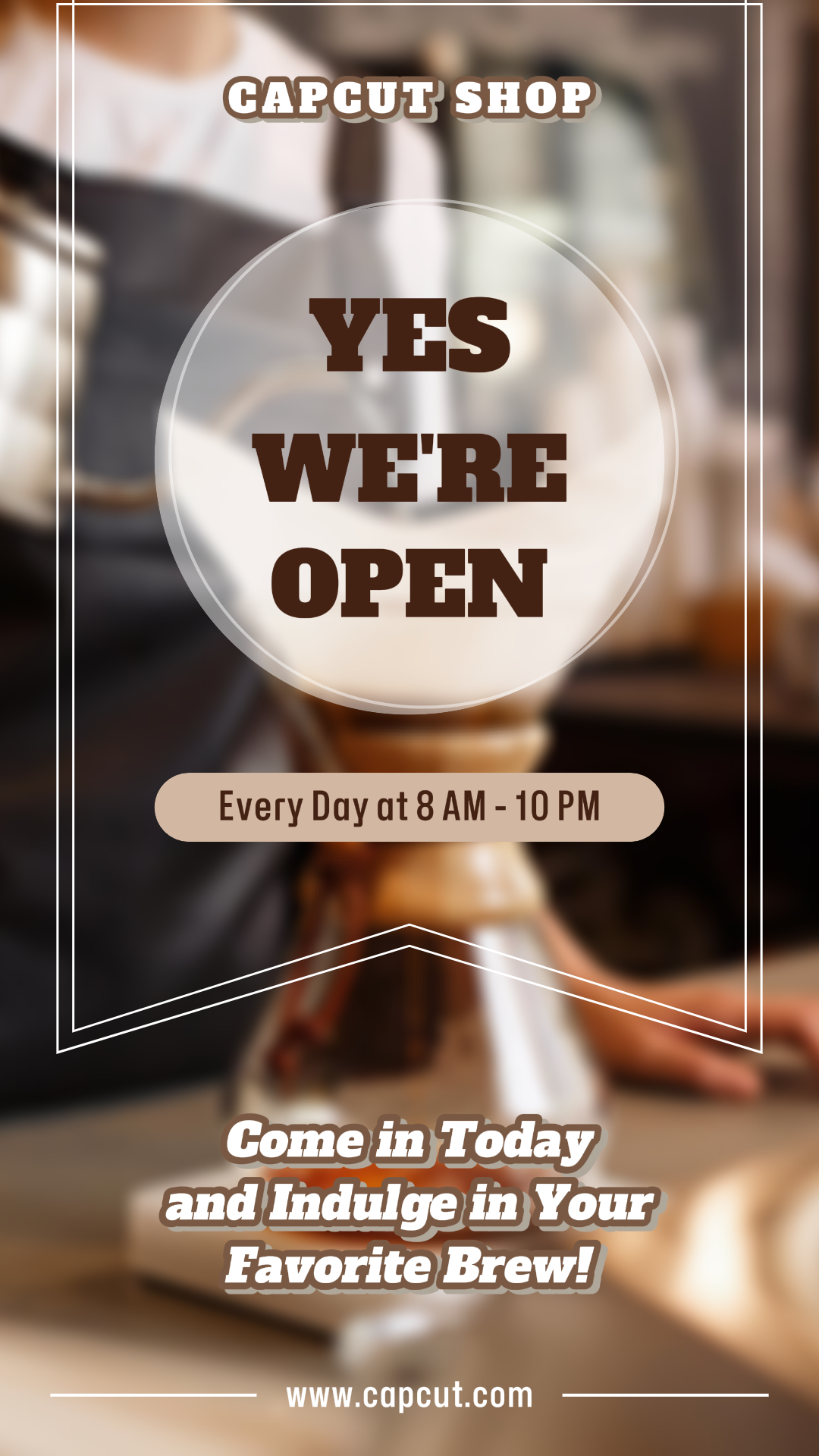 Business and Office Creative Poster We Are Open Instagram Story