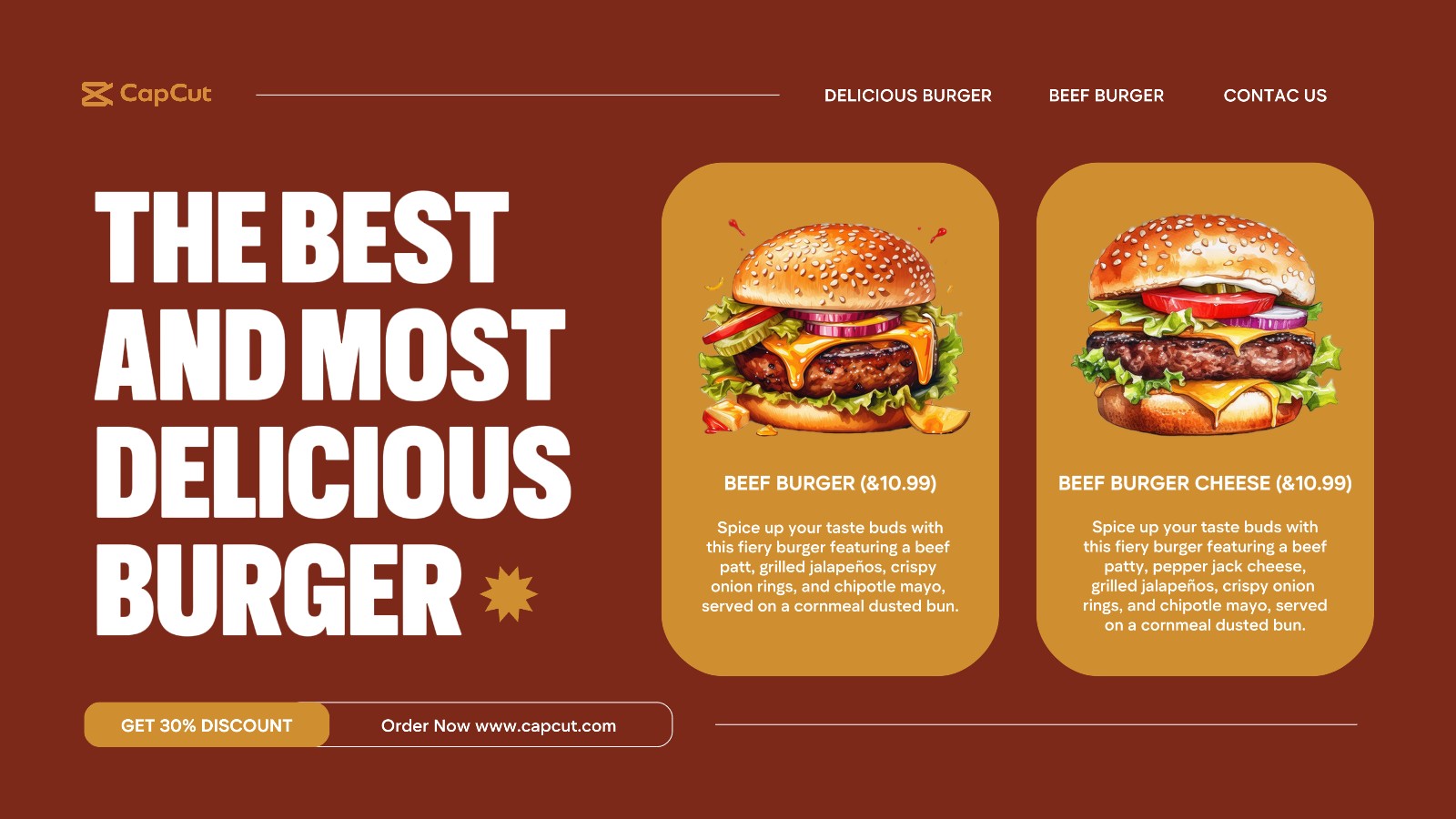 Promosi Menu Spesial Makanan Posting Twitter