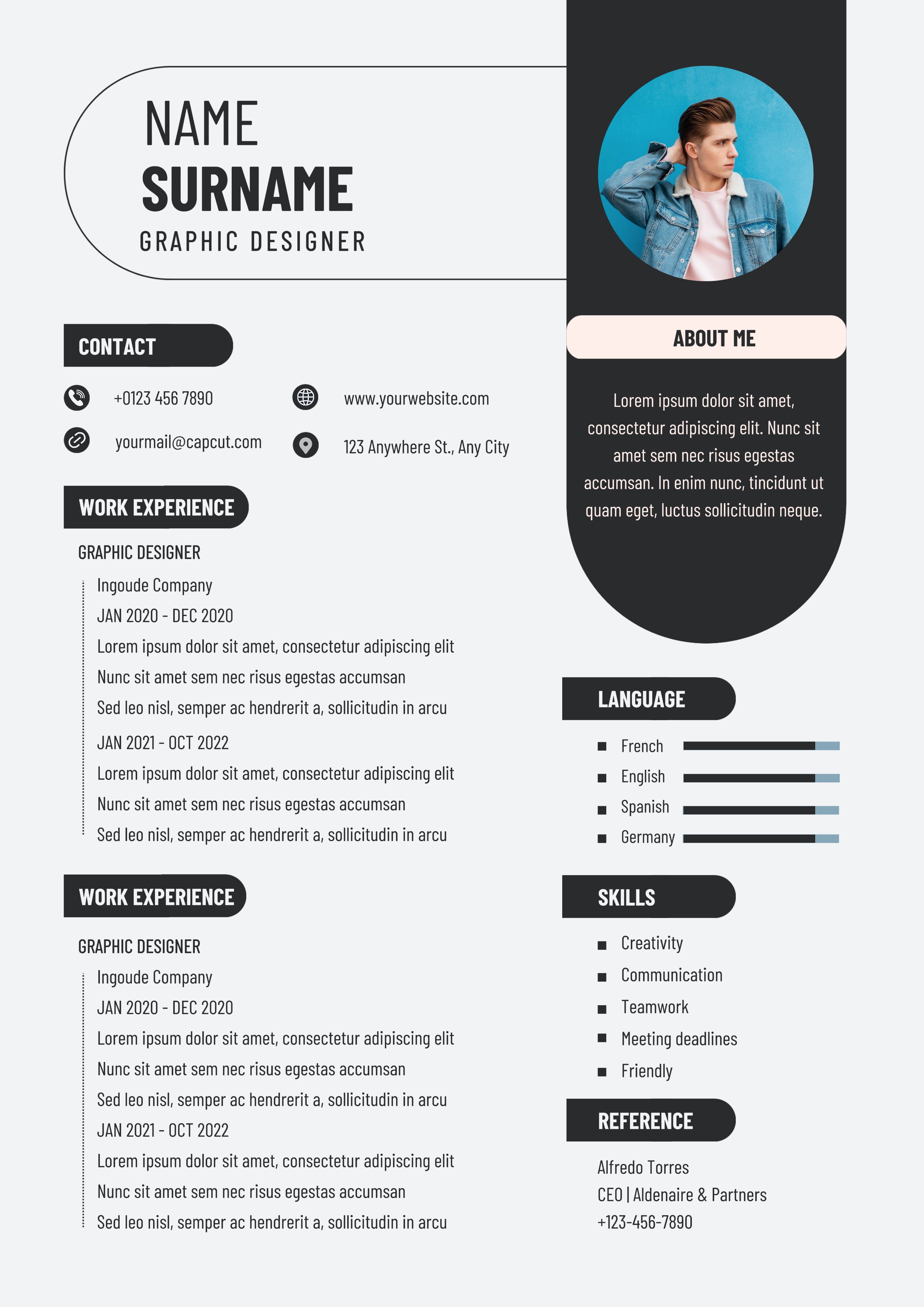 capcut template cover